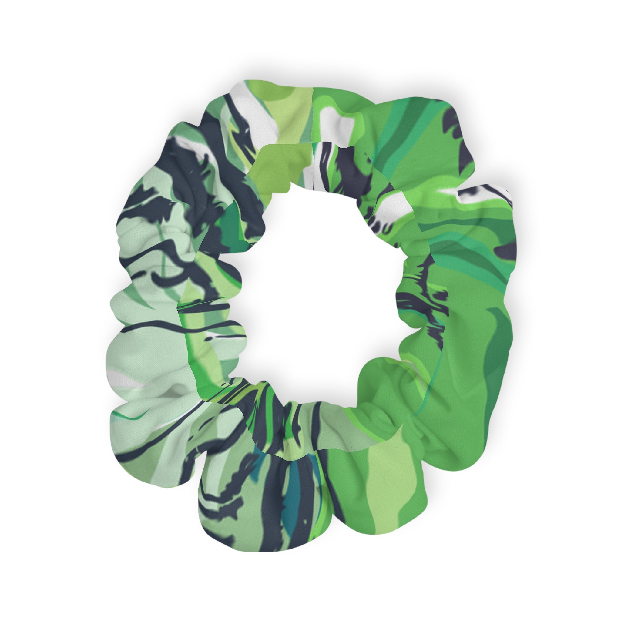 Tropical Jungle Tigers Green Scrunchie, Artsulli - Art is Long, Life is Short, Accessories, , , , , , , 