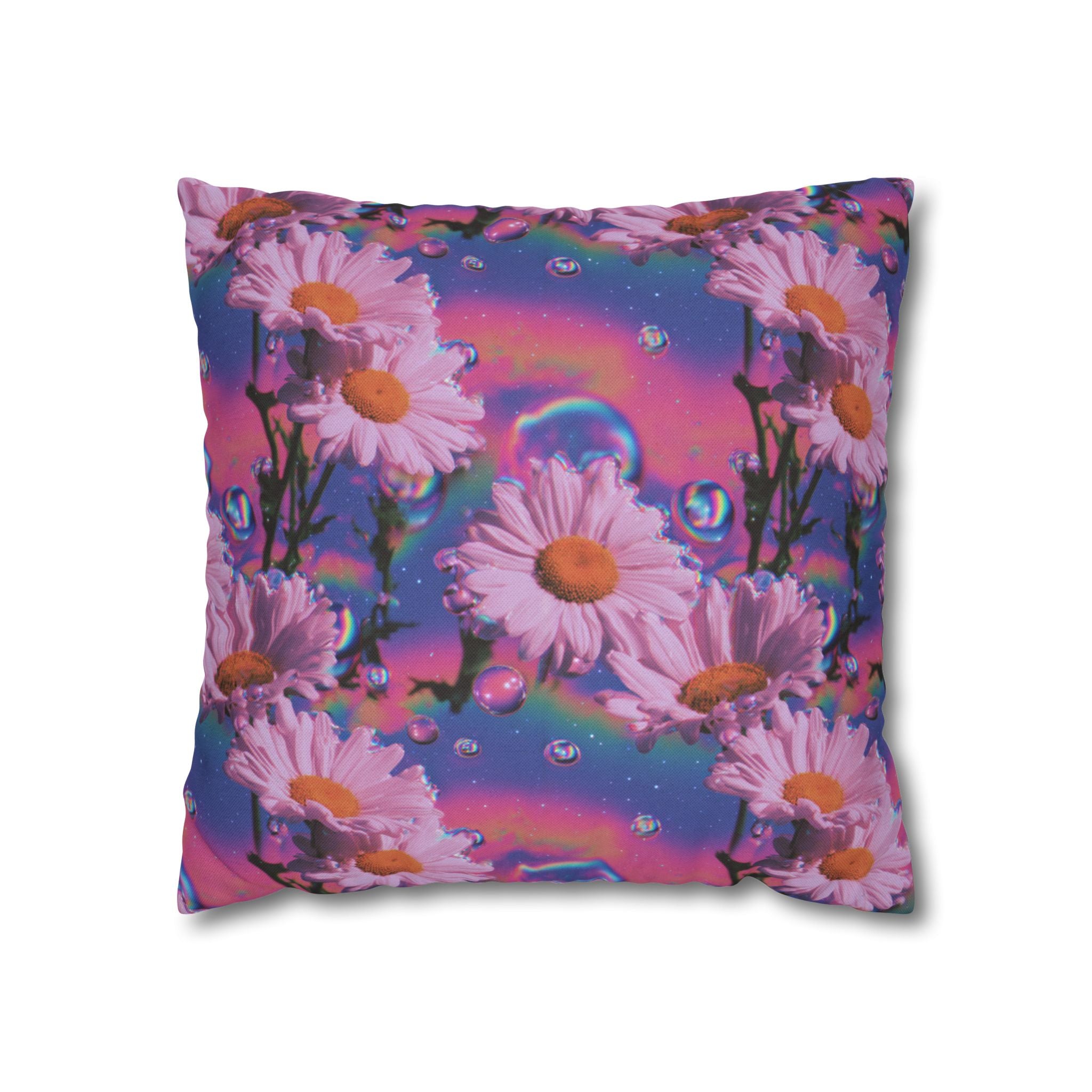 Spun Polyester Square Pillowcase, Artsulli - Art is Long, Life is Short, Home Decor, Size, 16" × 16", , , , , 33210905044267018421