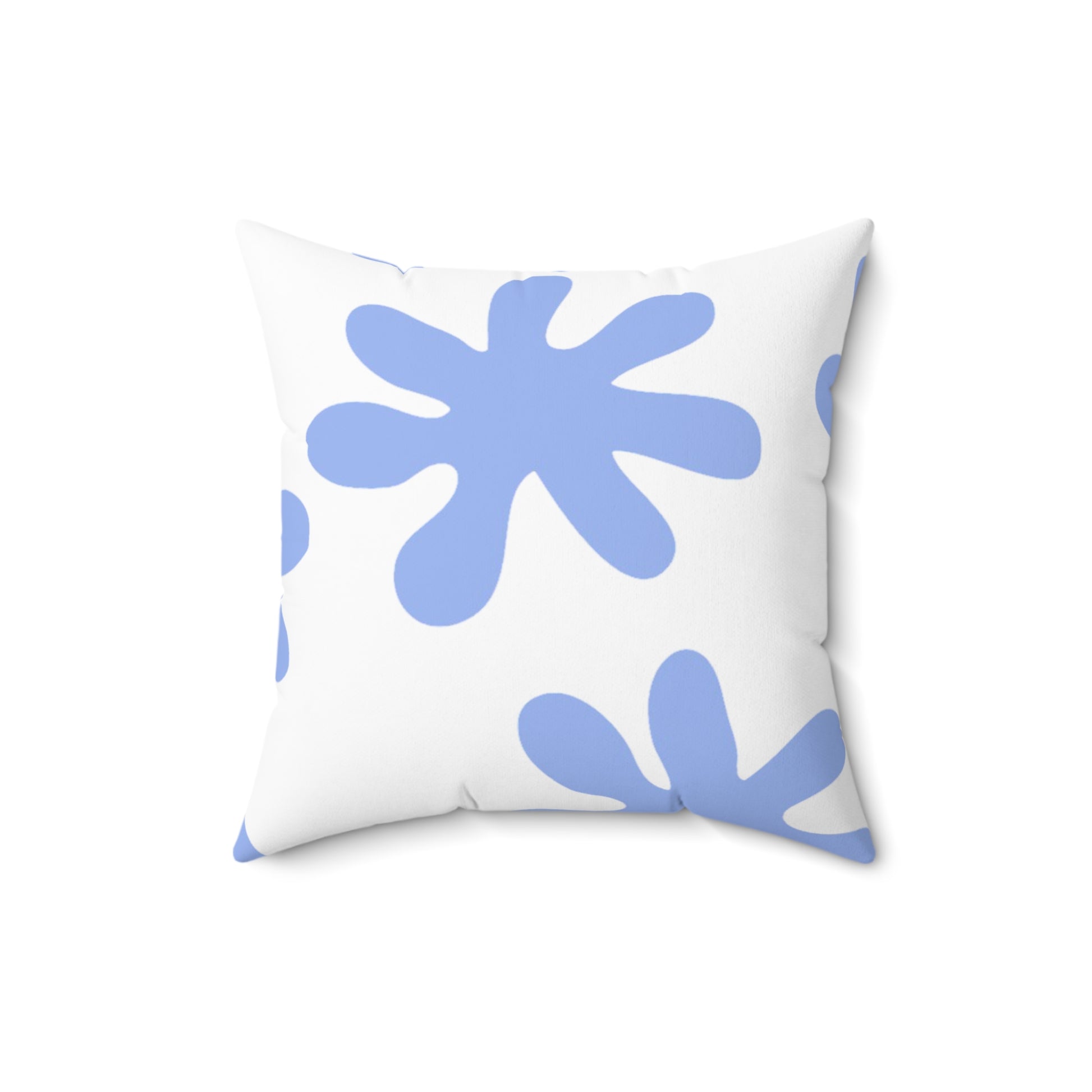 Water Splash Spun Polyester Square Pillow, Artsulli - Art is Long, Life is Short, Home Decor, Size, 16" × 16", , , , , 15625299679959