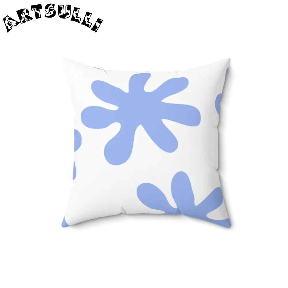 JAKKOUTTHEBXX Water Splash Spun Polyester Square Pillow