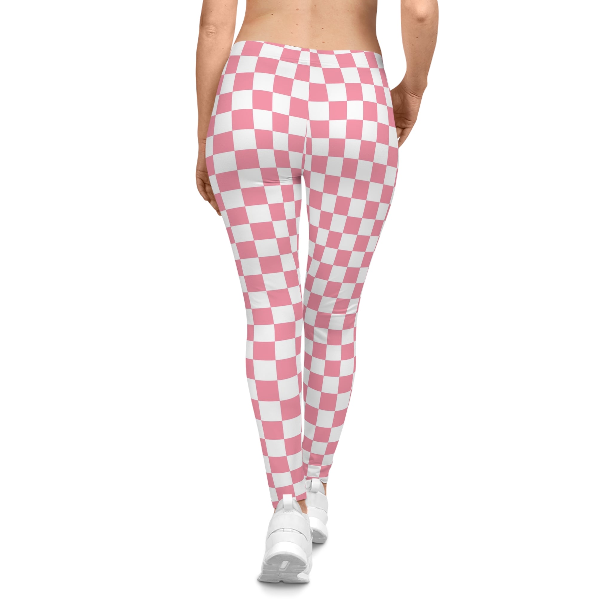 Brigandine Checkered Scene Women's Casual Leggings (AOP)