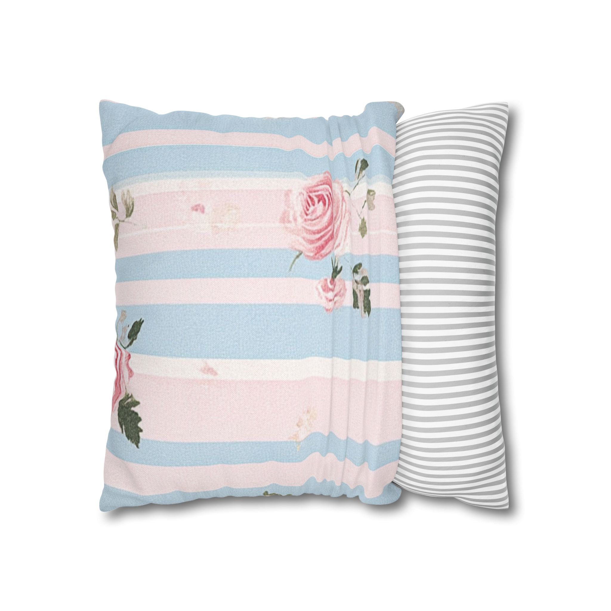 Spun Polyester Square Pillowcase