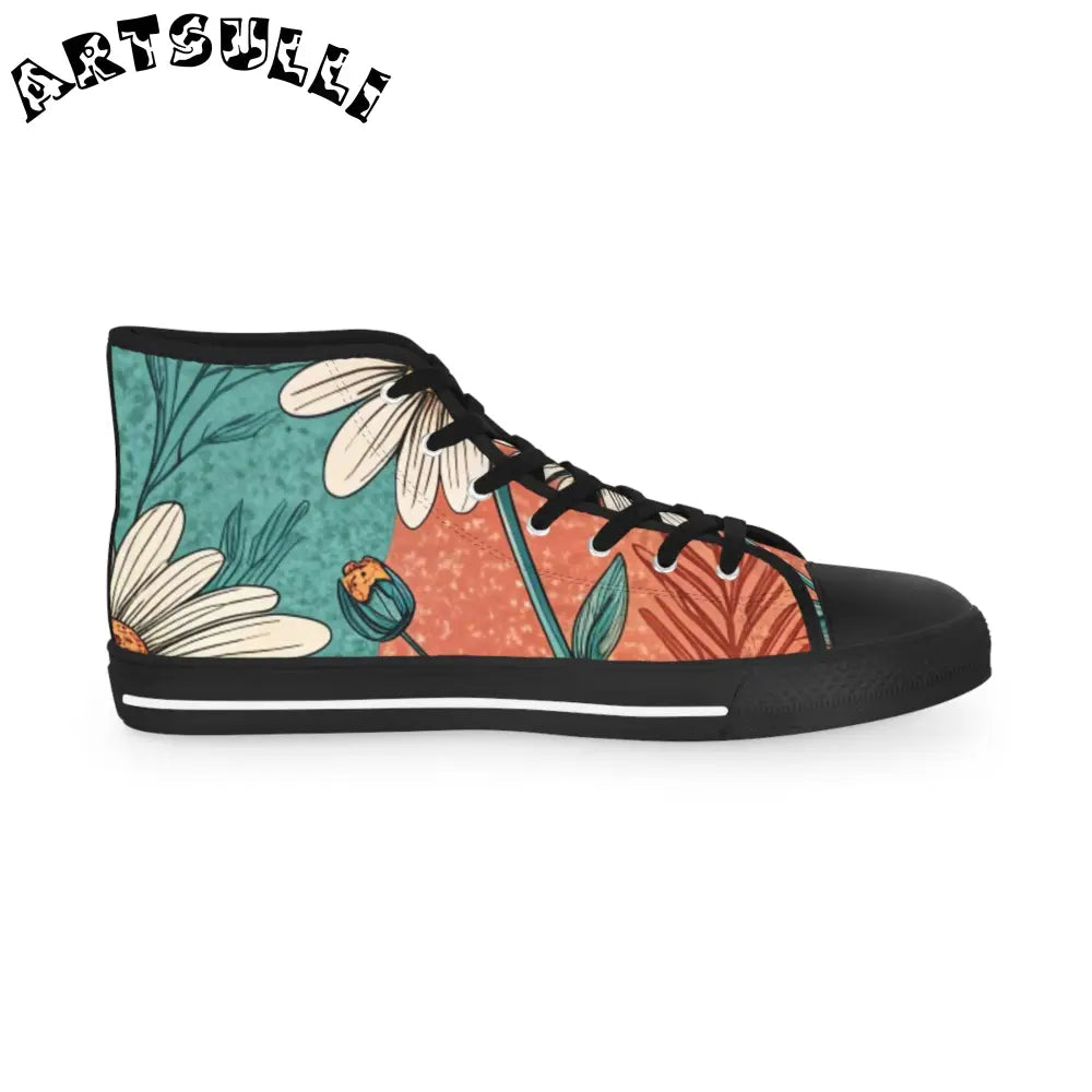 JAKKOUTTHEBXX Retro Daisy Dream Men’s High Top Sneakers