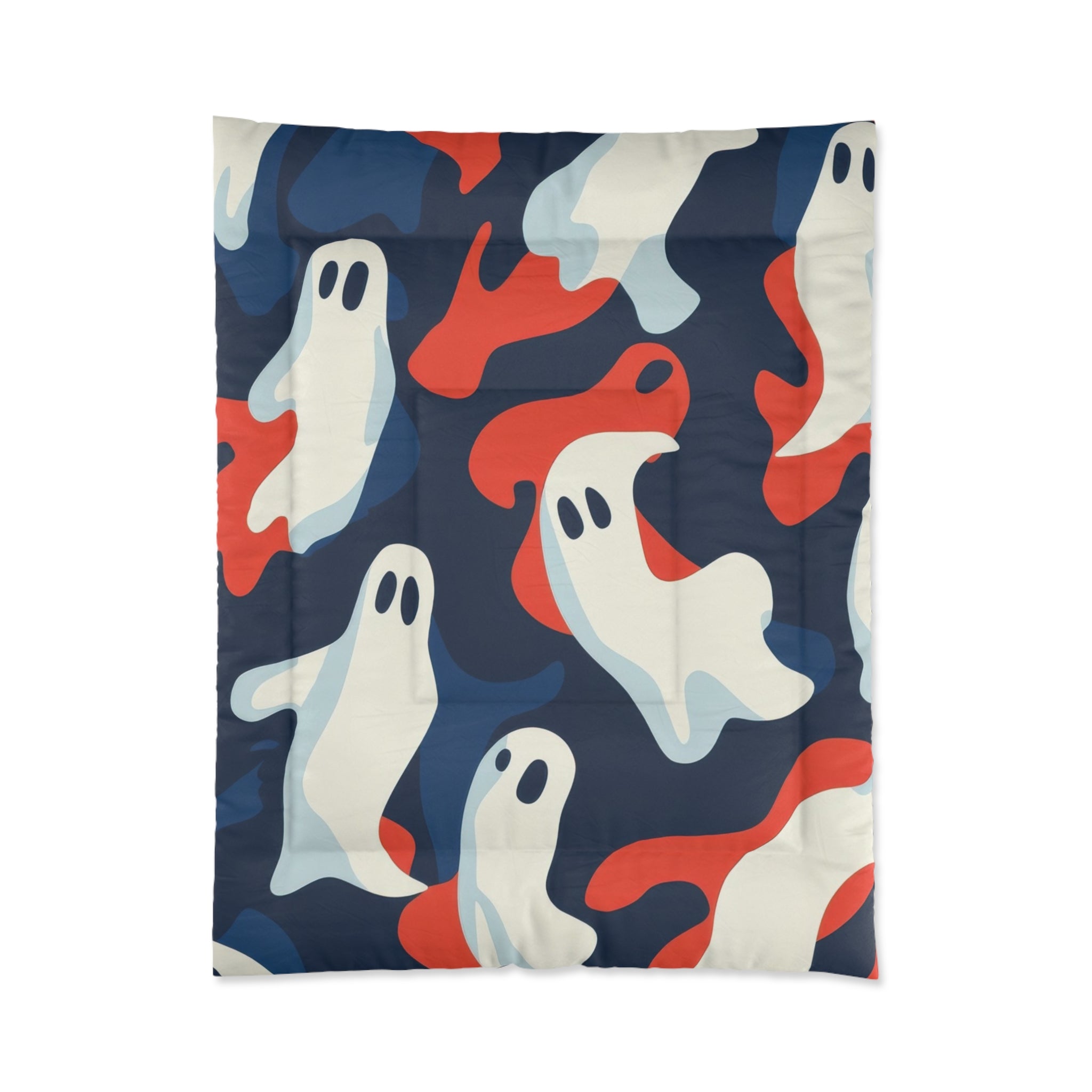 Camo Ghosts Comforter, Artsulli - Art is Long, Life is Short, Home Decor, Size, 68" × 88", , , , , 13768318777887