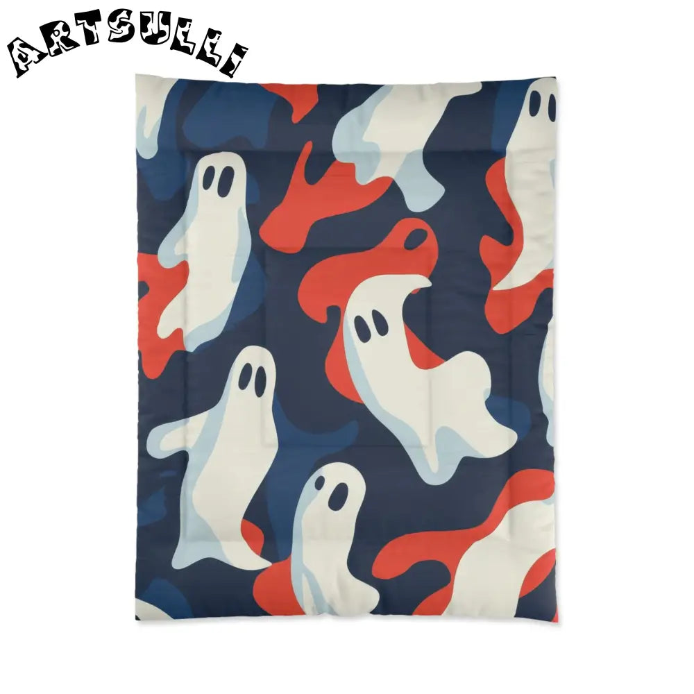 JAKKOUTTHEBXX Camo Ghosts Comforter JAKKOUTTHEBXX Artsulli - Art