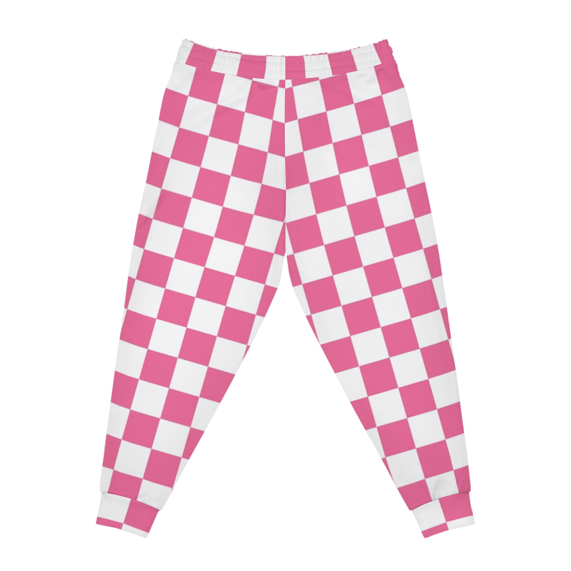 Yuyushiki Pink Check Athletic Joggers (AOP), Artsulli - Art is Long, Life is Short, All Over Prints, , , , , , , 