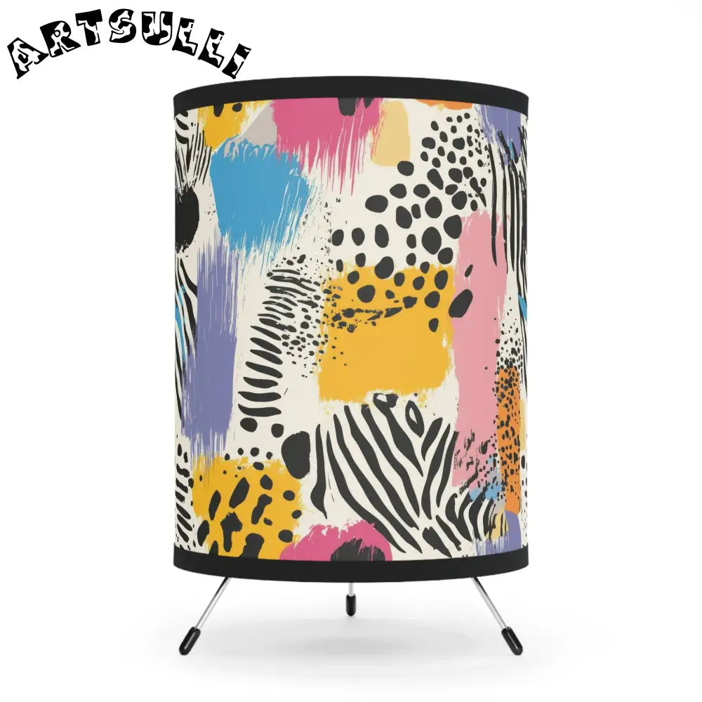 JAKKOUTTHEBXX Rae Zebra Rhapsody II Tripod Lamp with High-Res