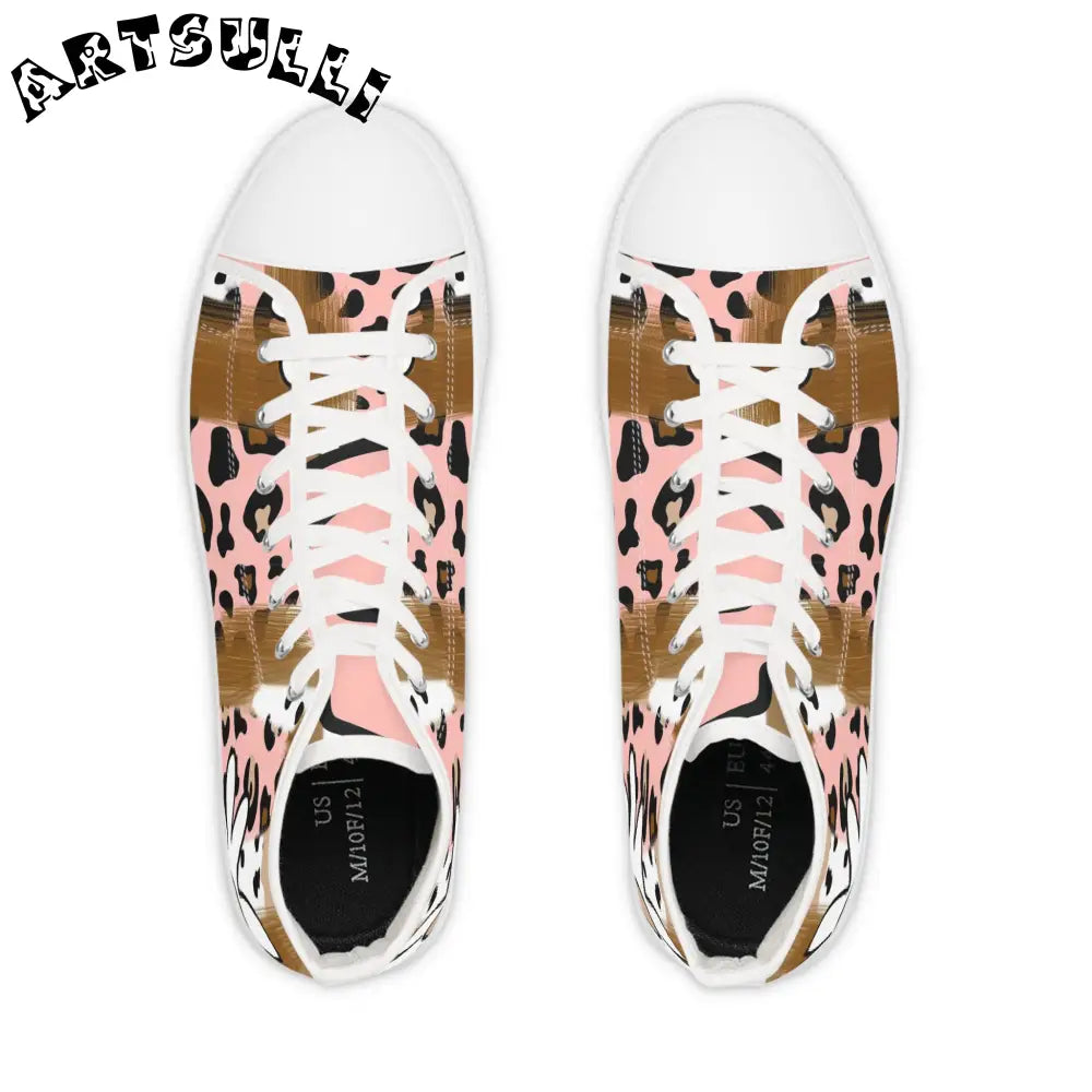 JAKKOUTTHEBXX Sutfin Ghosts Pop Art Men’s High Top Sneakers