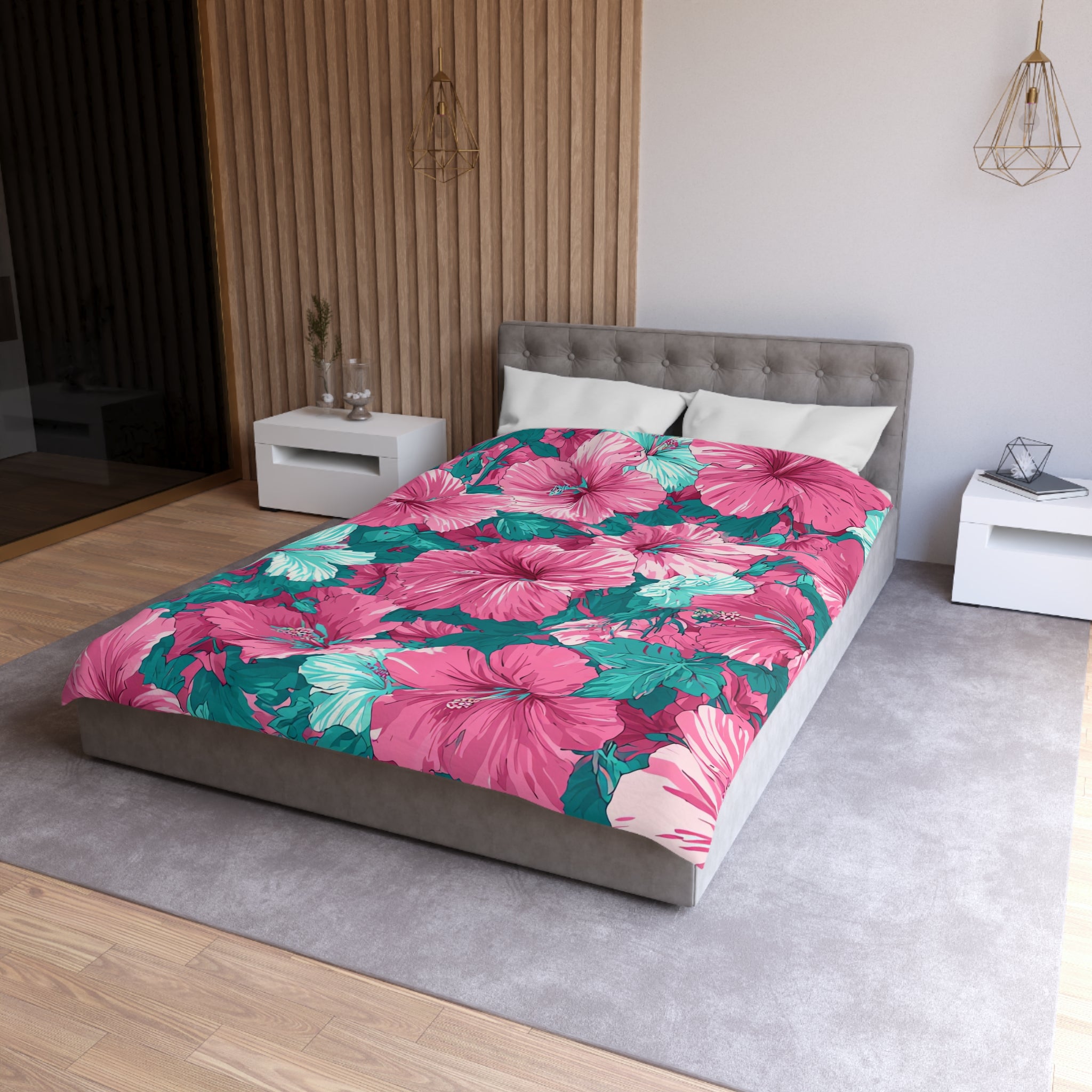 Flowerpunk Aloha II Microfiber Duvet Cover, Artsulli - Art is Long, Life is Short, Home Decor, , , , , , , 