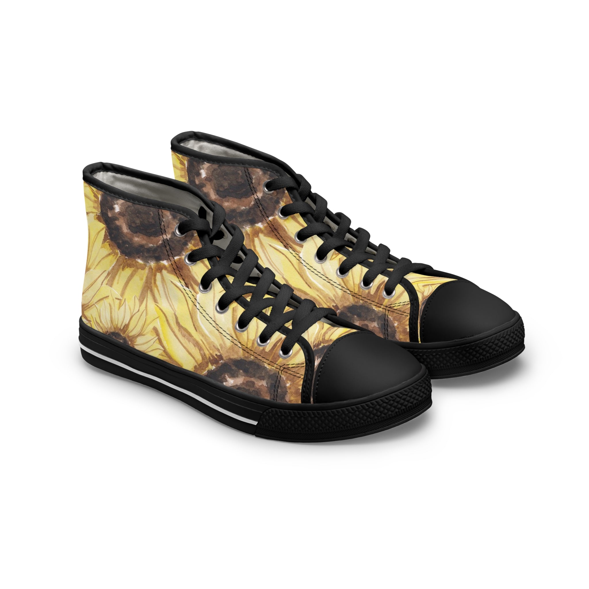 Women's High Top Sneakers, Artsulli - Art is Long, Life is Short, Shoes, Size, US 5.5, Color, Black sole, , , 20104031489643016951