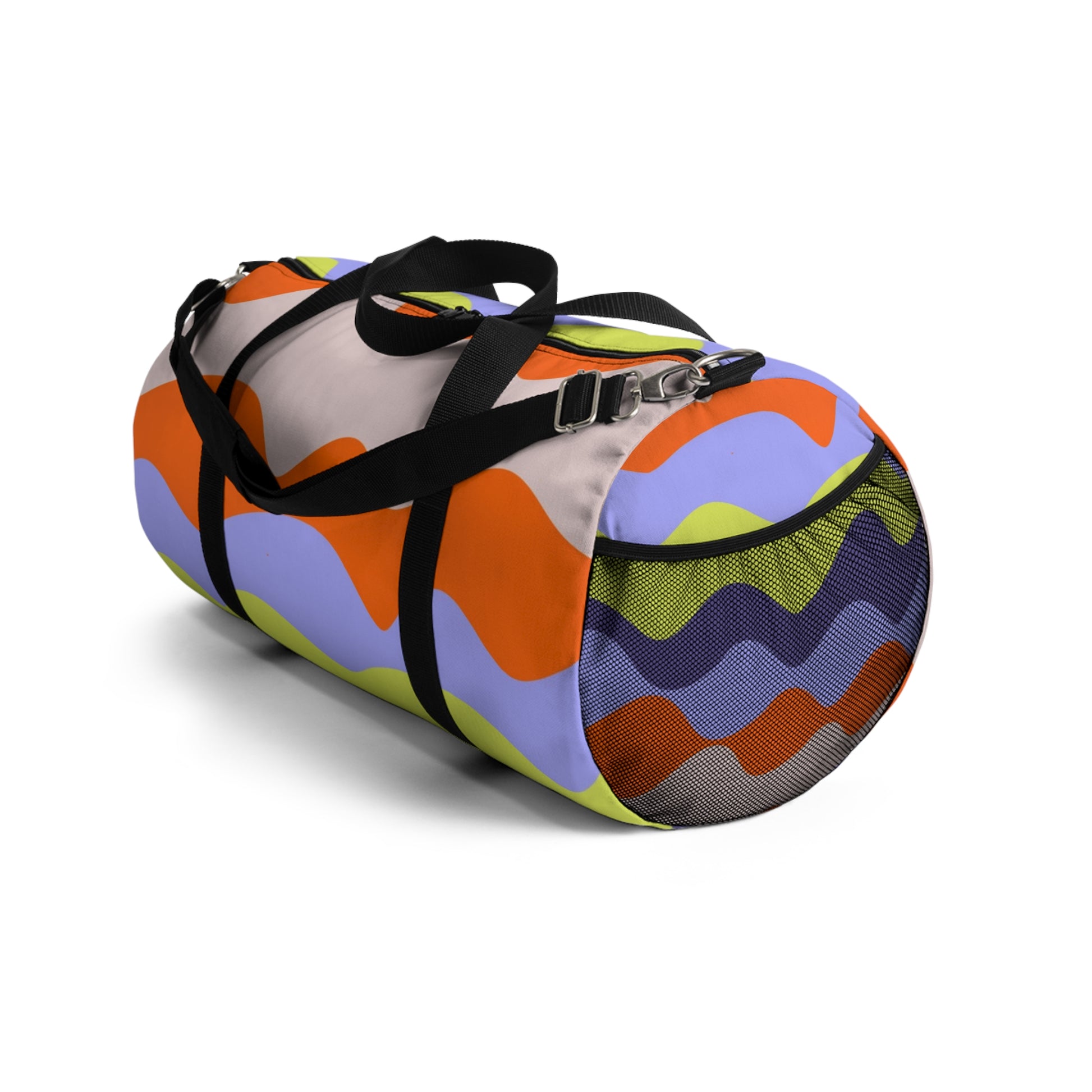 Waves Red and Blue Duffel Bag, Artsulli - Art is Long, Life is Short, Bags, , , , , , , 