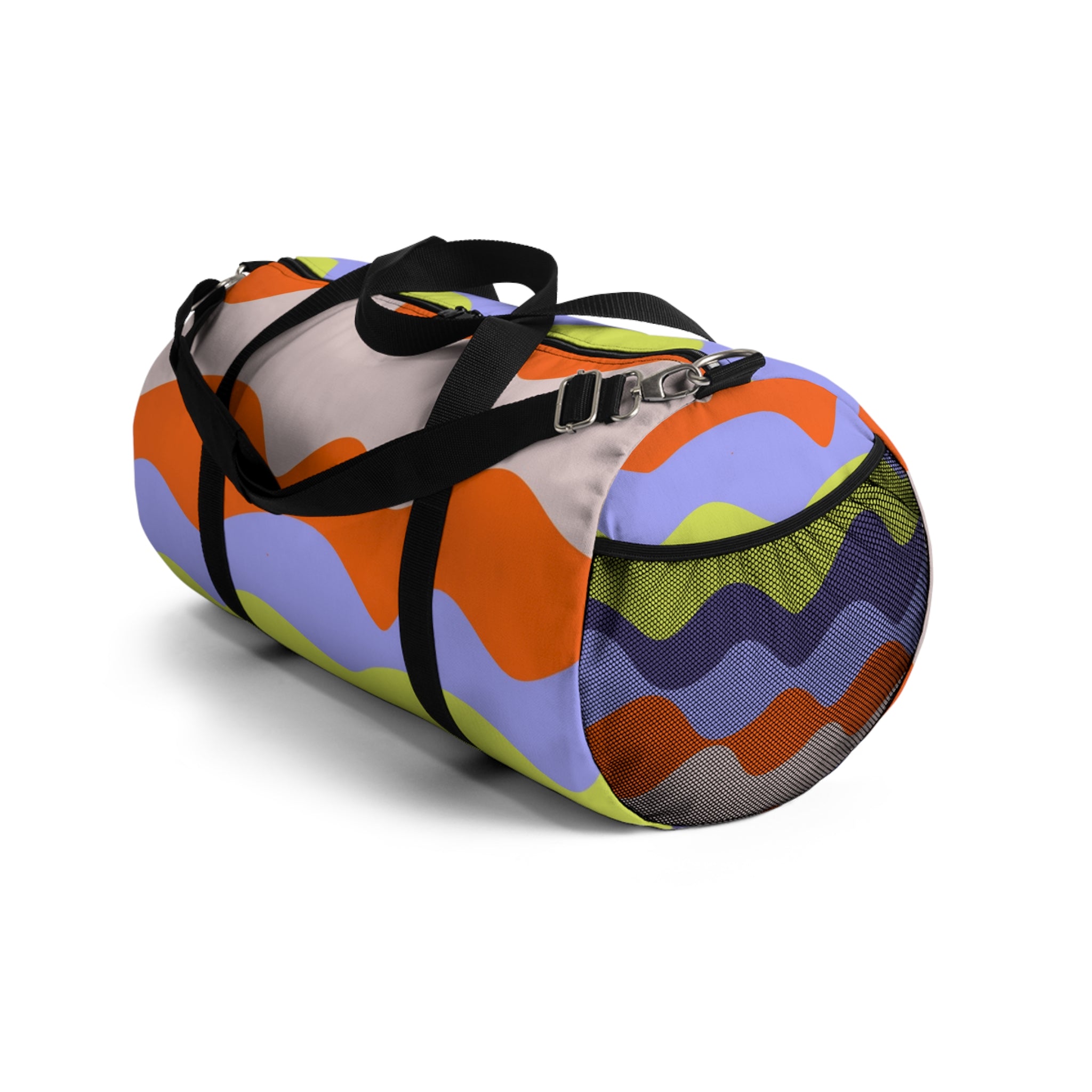 Waves Red and Blue Duffel Bag, Artsulli - Art is Long, Life is Short, Bags, , , , , , , 