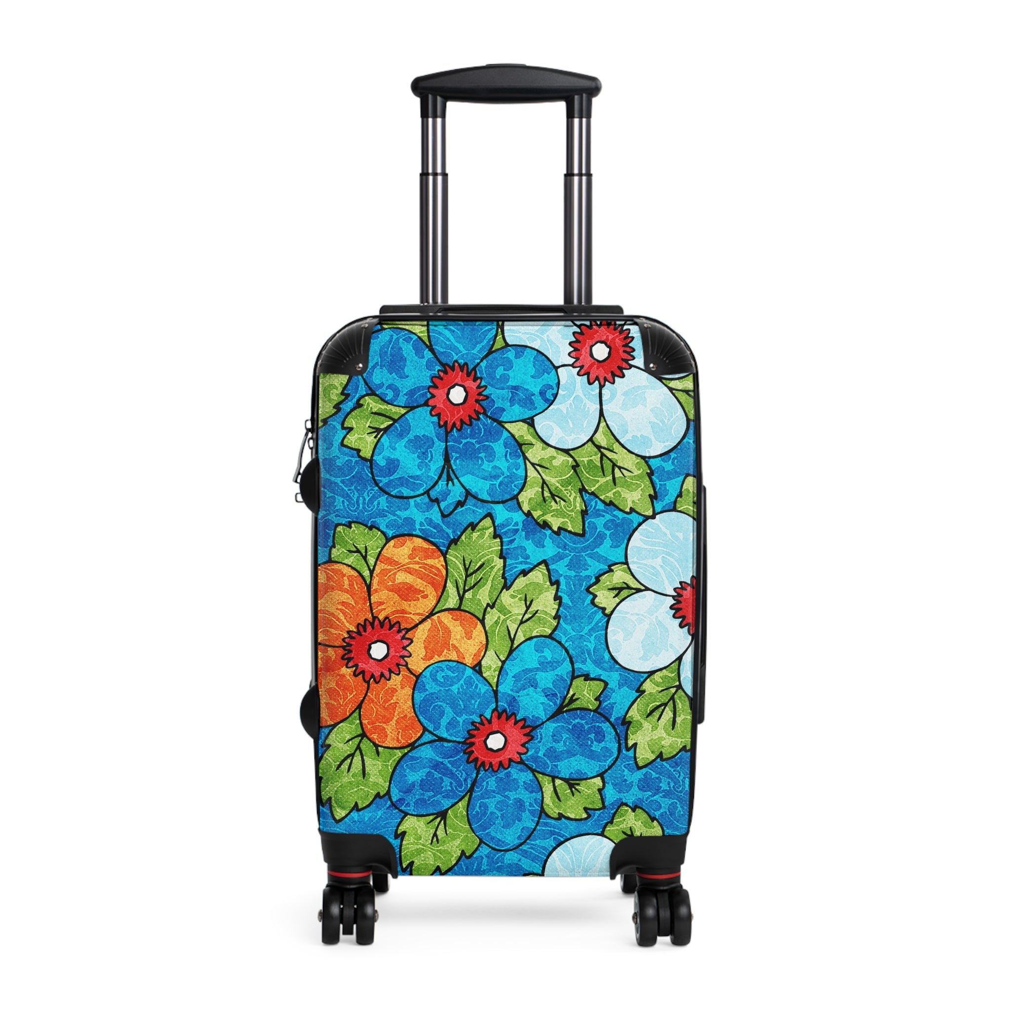 Blue Orange Groovy II Suitcase, Artsulli - Art is Long, Life is Short, Bags, Size, Small, Color, Black, , , 66615808993054457439