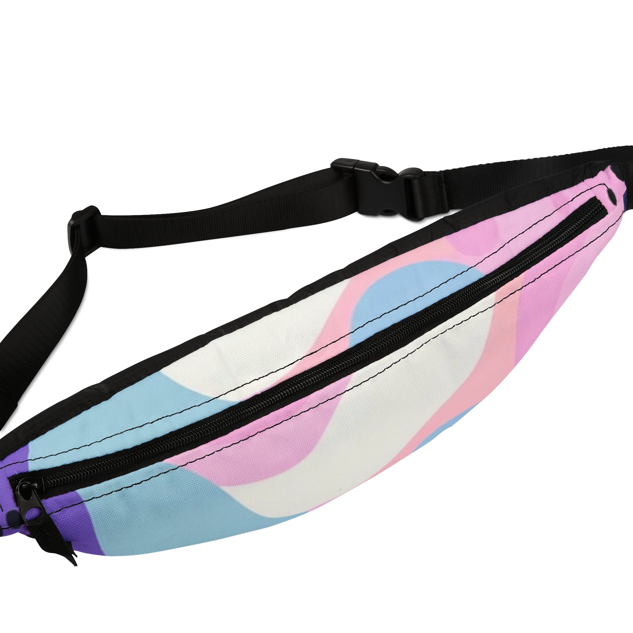 Colorful Abstract Dots and Shapes Fanny Pack, Artsulli - Art is Long, Life is Short, Bags, , , , , , , 