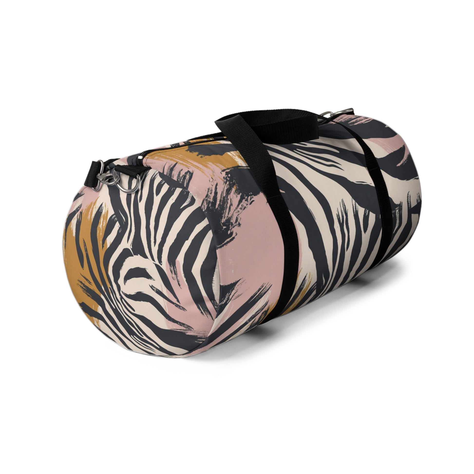 Zebra Brush Strokes Duffel Bag, Artsulli - Art is Long, Life is Short, Bags, , , , , , , 