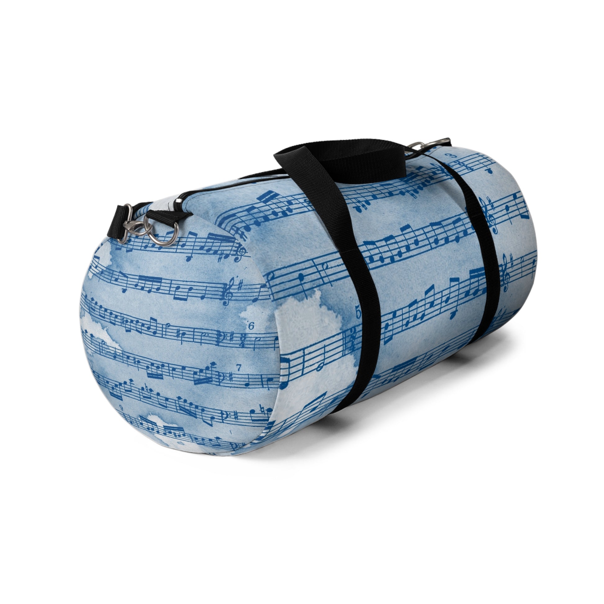 Drip Spill Type Beat Sheet Music Blue Duffel Bag, Artsulli - Art is Long, Life is Short, Bags, , , , , , , 