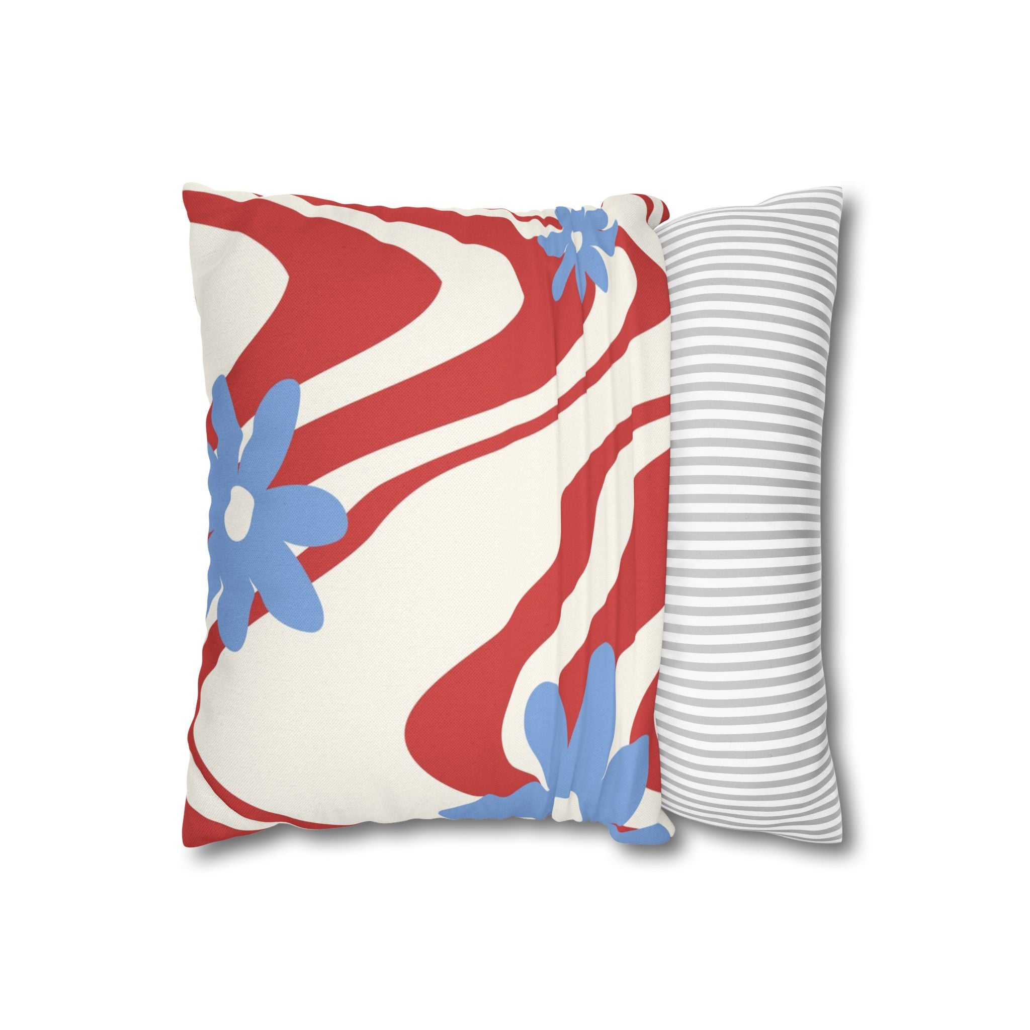 Spun Polyester Square Pillowcase