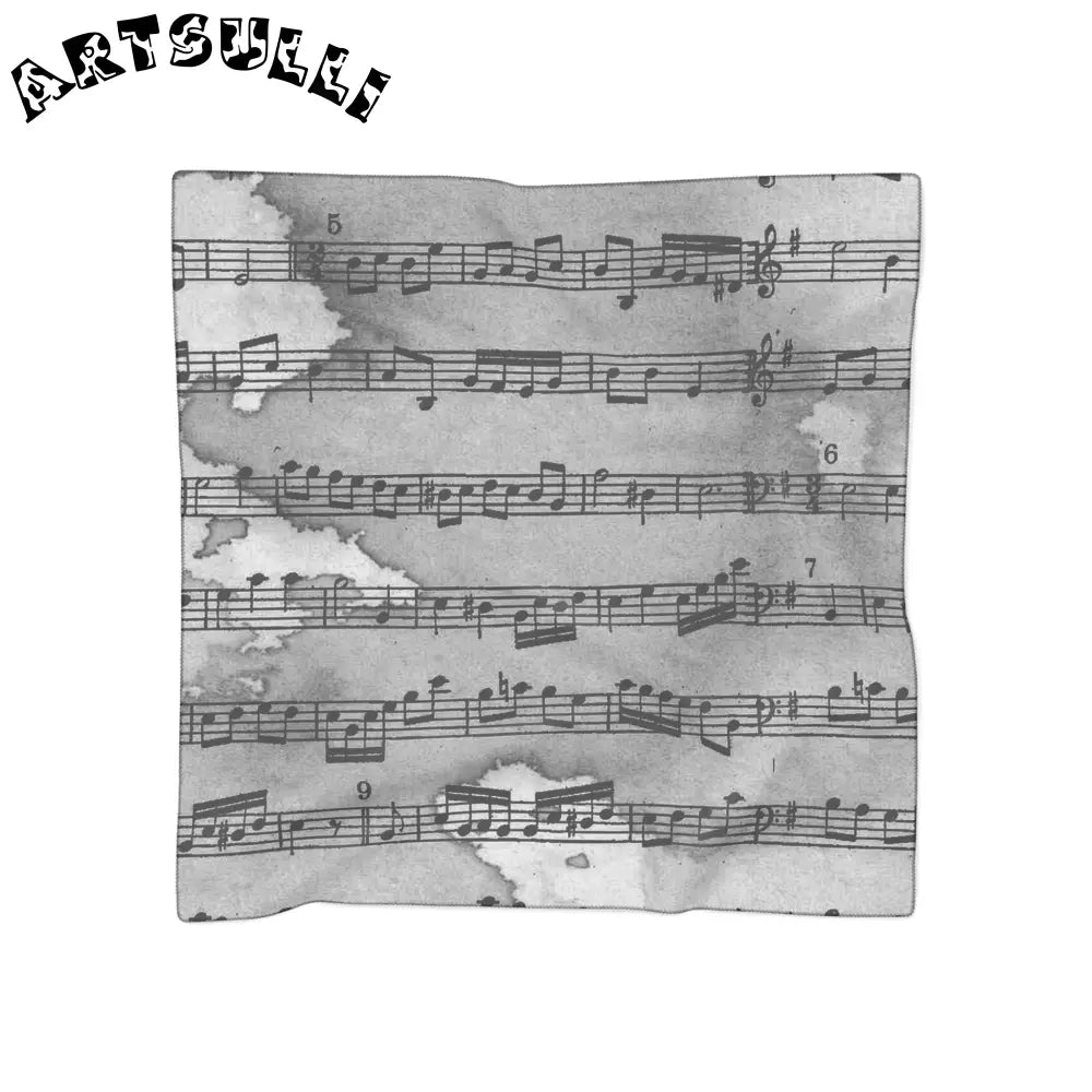 JAKKOUTTHEBXX Crumpled Sheet Music Scarf 2025