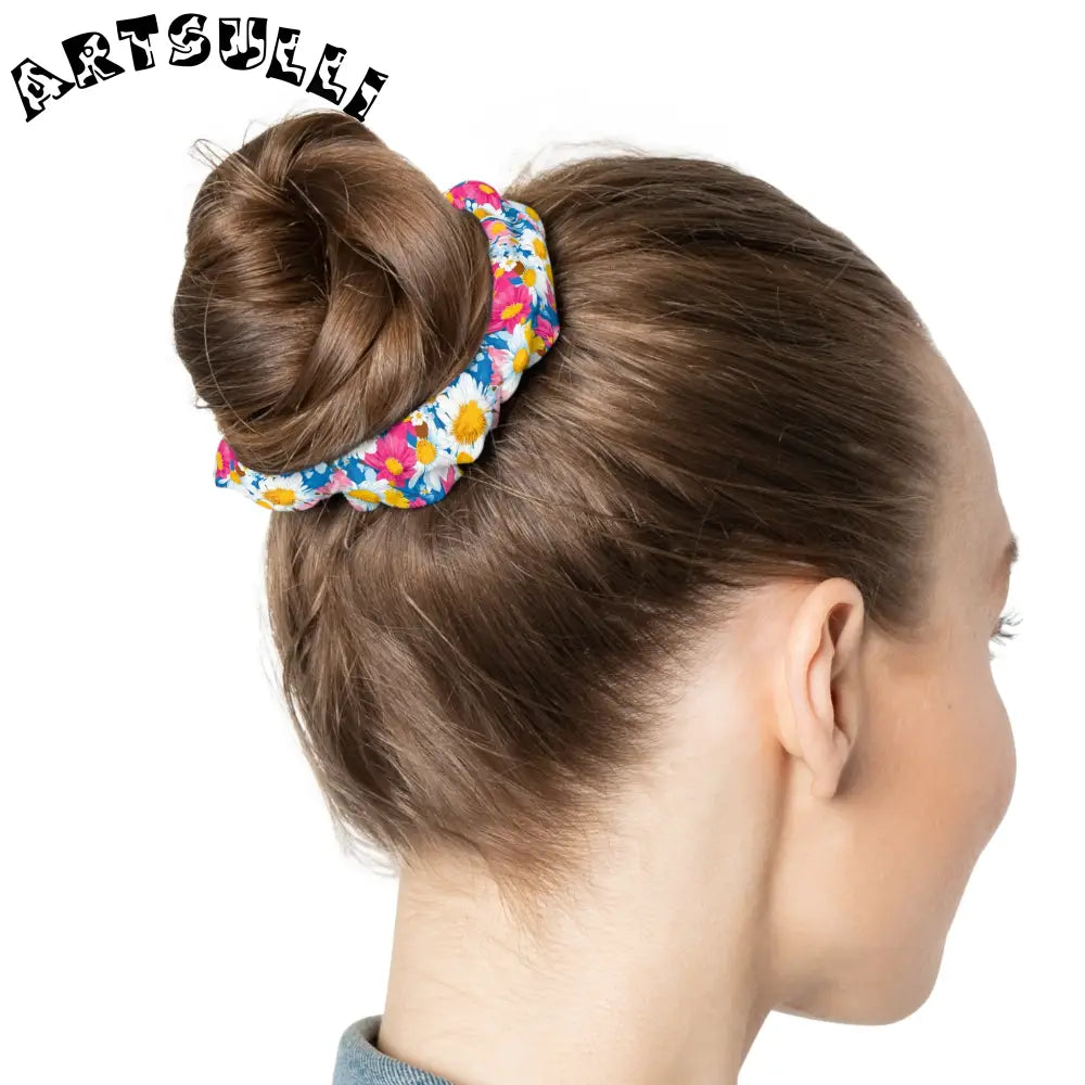 JAKKOUTTHEBXX CDG Daisy Dream Blue Scrunchie JAKKOUTTHEBXX Artsulli