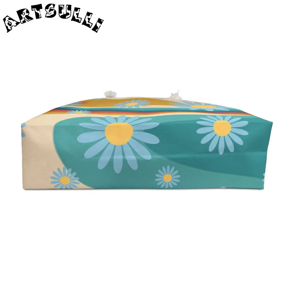 JAKKOUTTHEBXX Psychedelic Floral Hills Multi-Color Weekender Bag