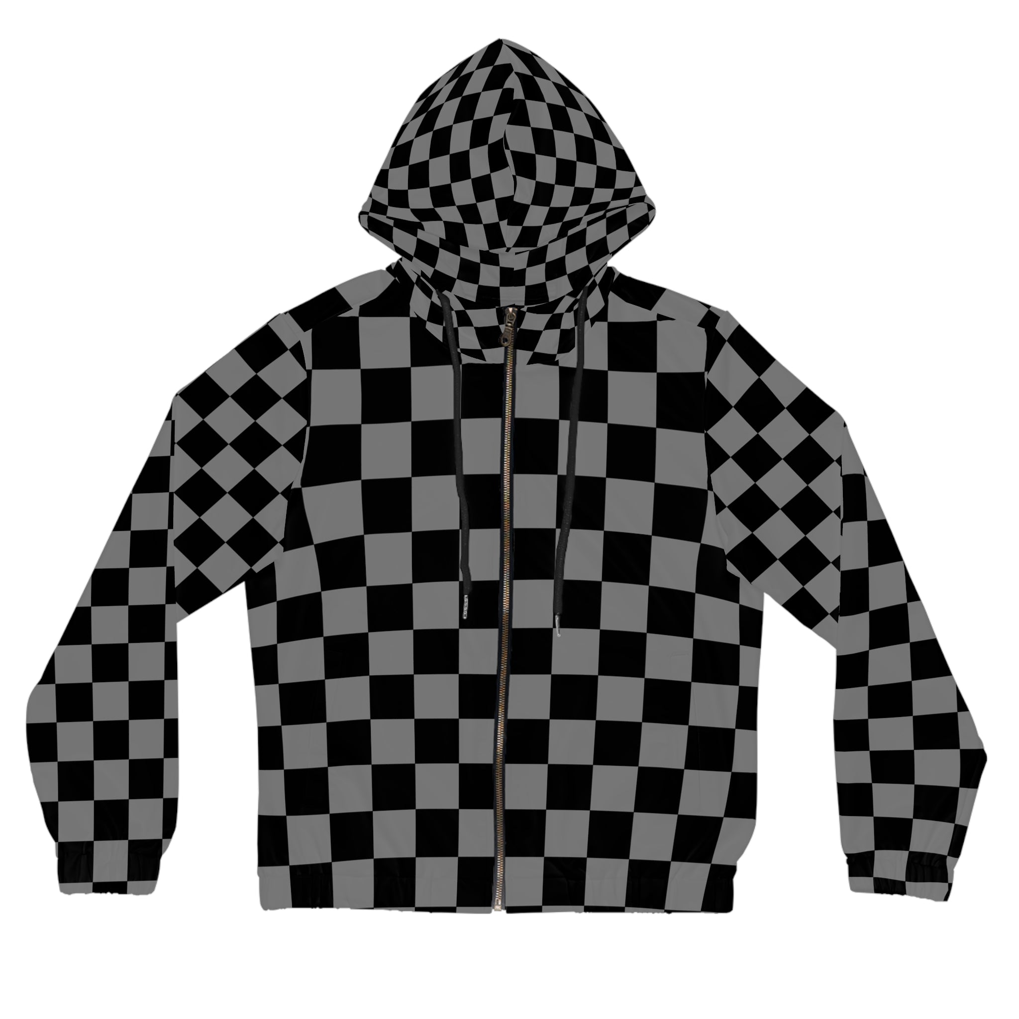 8K Void Surfer Women’s Full-Zip Hoodie (AOP), Artsulli - Art is Long, Life is Short, All Over Prints, Size, XS, Color, Black, , , 15649036768489052831
