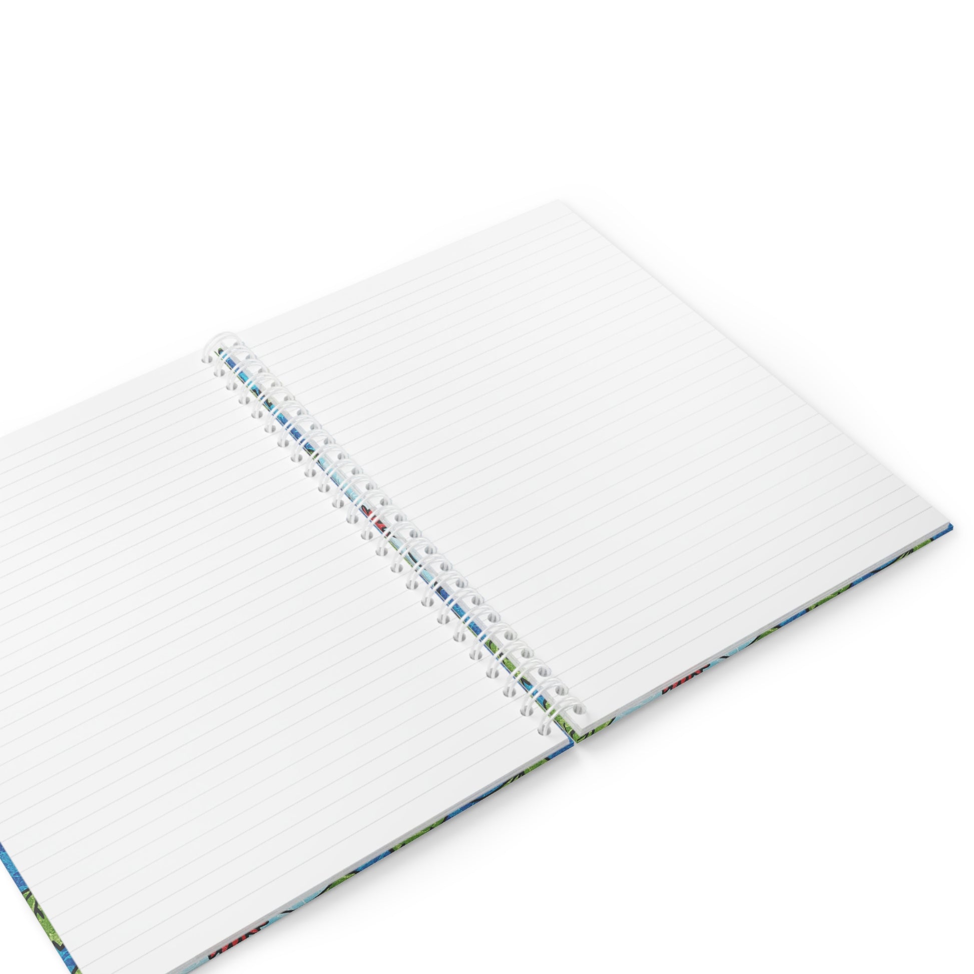 Blue Orange Groovy Spiral Notebook, Artsulli - Art is Long, Life is Short, Paper products, , , , , , , 