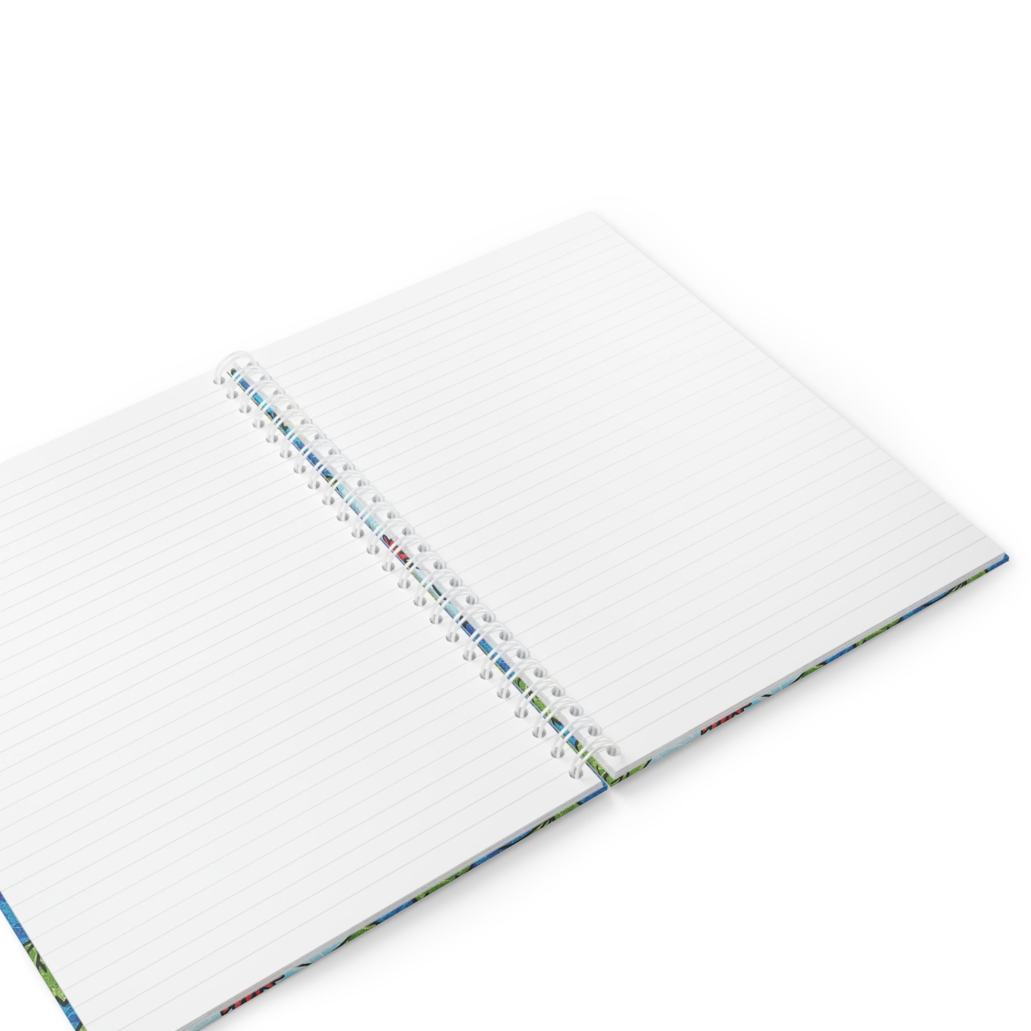 Blue Orange Groovy Spiral Notebook, Artsulli - Art is Long, Life is Short, Paper products, , , , , , , 