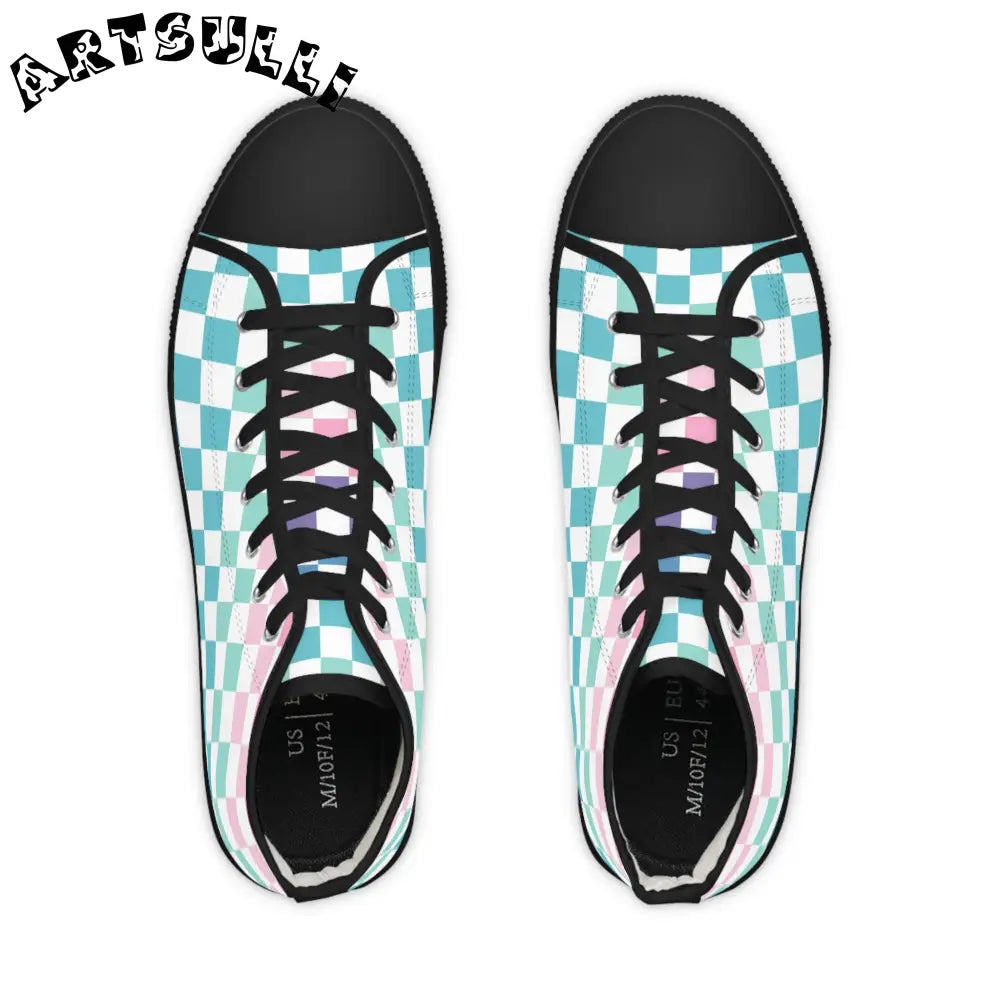 JAKKOUTTHEBXX Vaporwave Rainbow Checkerboard II Multi-Color Men’s
