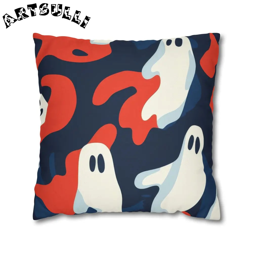 JAKKOUTTHEBXX Camo Ghosts Spun Polyester Square Pillowcase