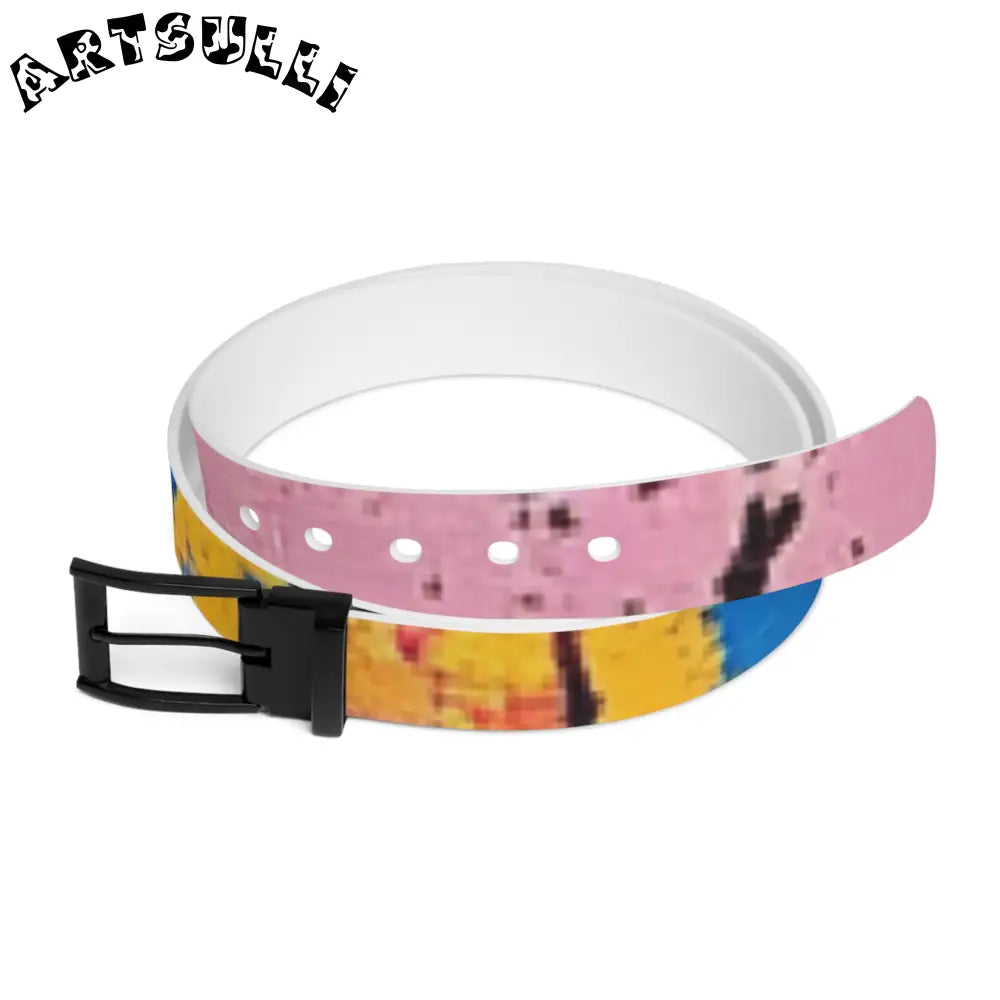 JAKKOUTTHEBXX The Colors Of Paint Splatter Belt JAKKOUTTHEBXX