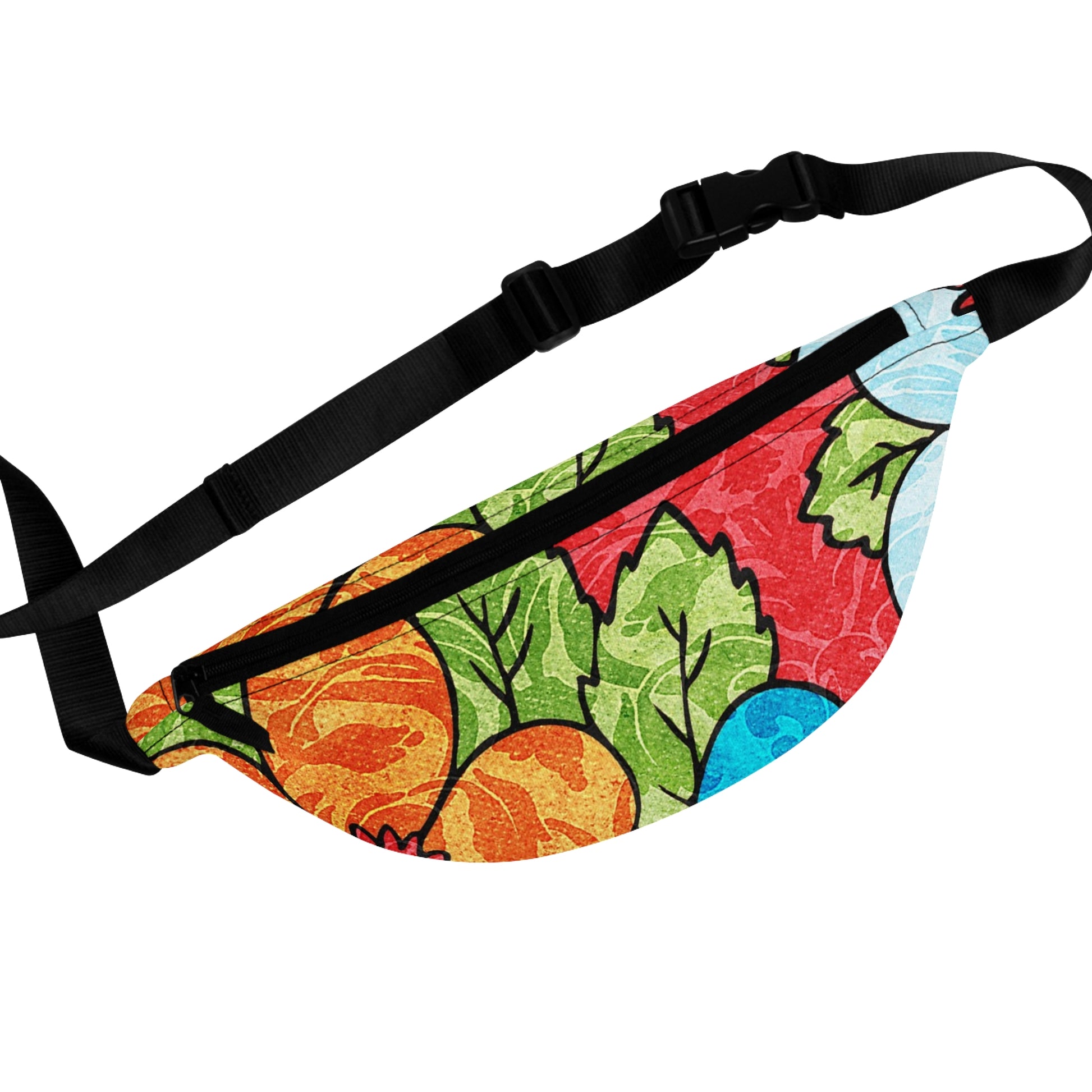 Groovy Red Floral Kl Fanny Pack, Artsulli - Art is Long, Life is Short, Bags, Size, One size, , , , , 19016175767065069683