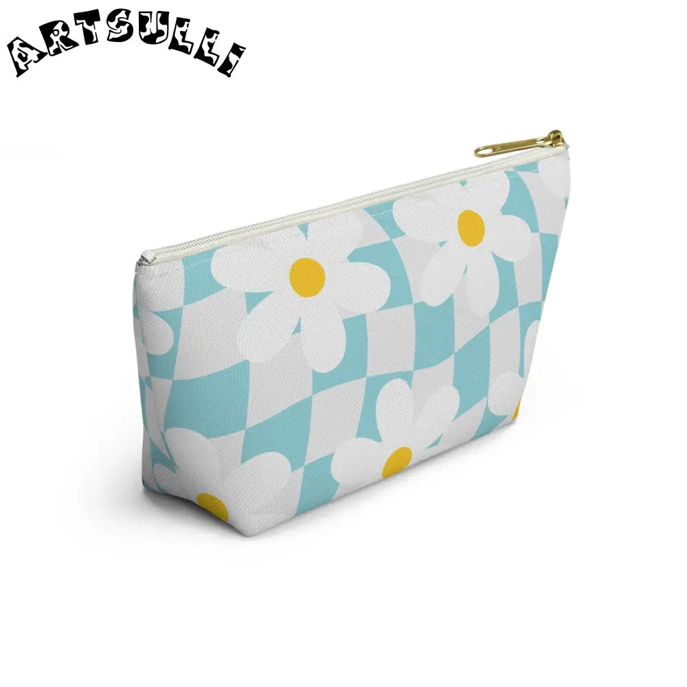 JAKKOUTTHEBXX Trippy Check Garden II Accessory Pouch w T-bottom