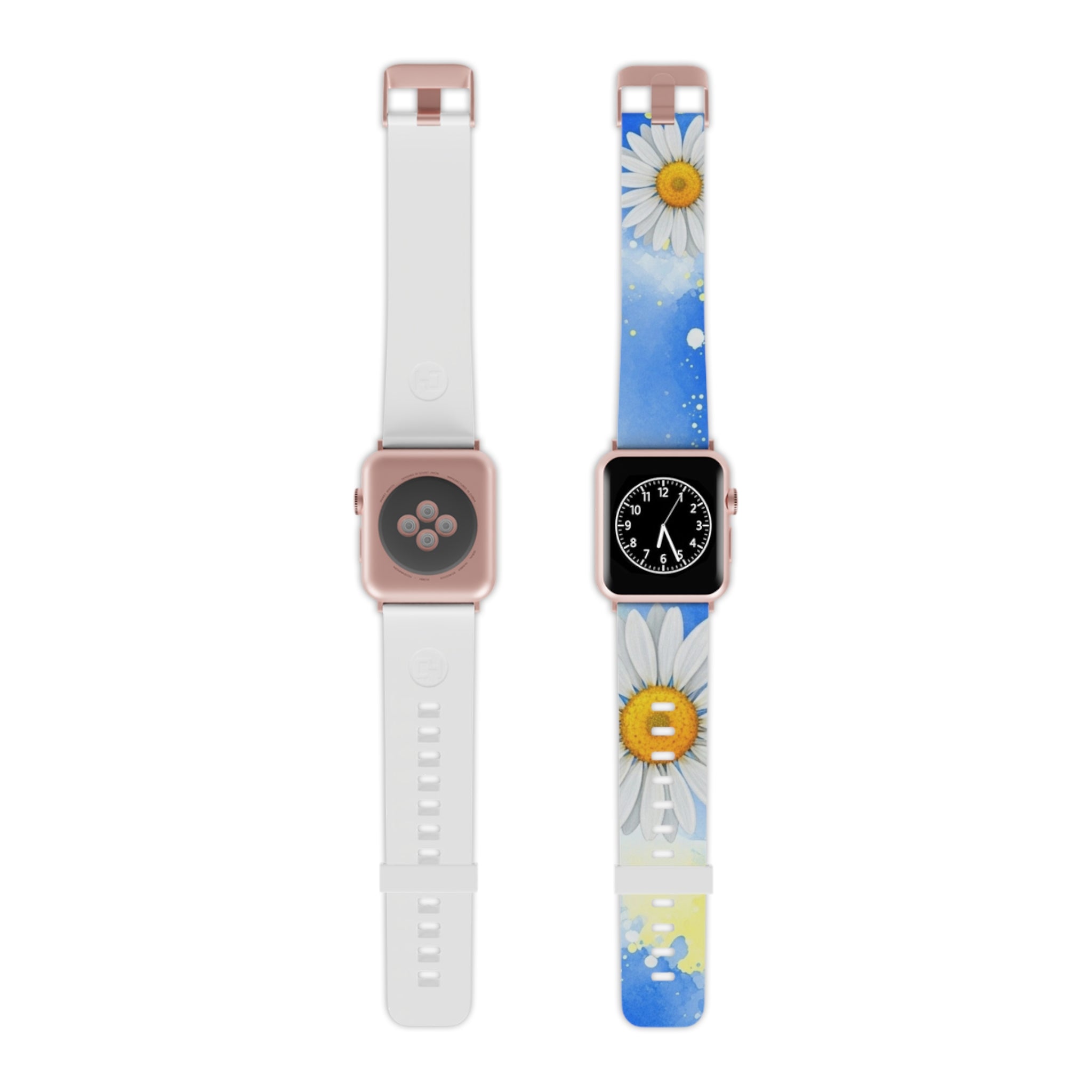 Daisies Watch Band for Apple Watch, Artsulli - Art is Long, Life is Short, Accessories, Size, 7.5'' × 0.75'' / 38 - 40 mm, Color, Rose Gold, , , 32284129091023000425