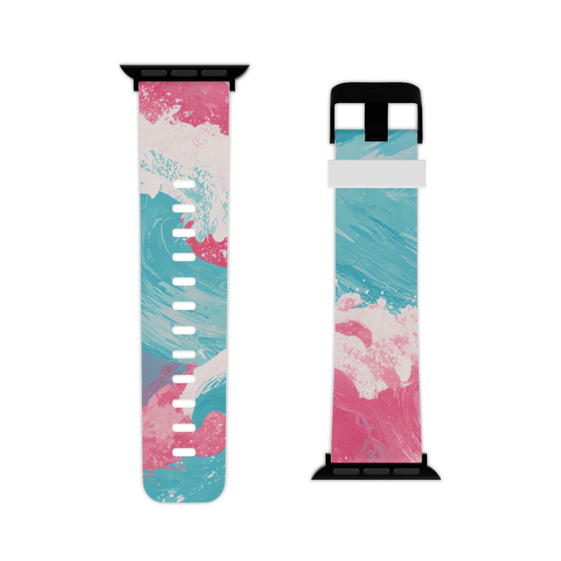 The Great Pastelwave Pink and Blue Watch Band for Apple Watch, Artsulli - Art is Long, Life is Short, Accessories, , , , , , , 
