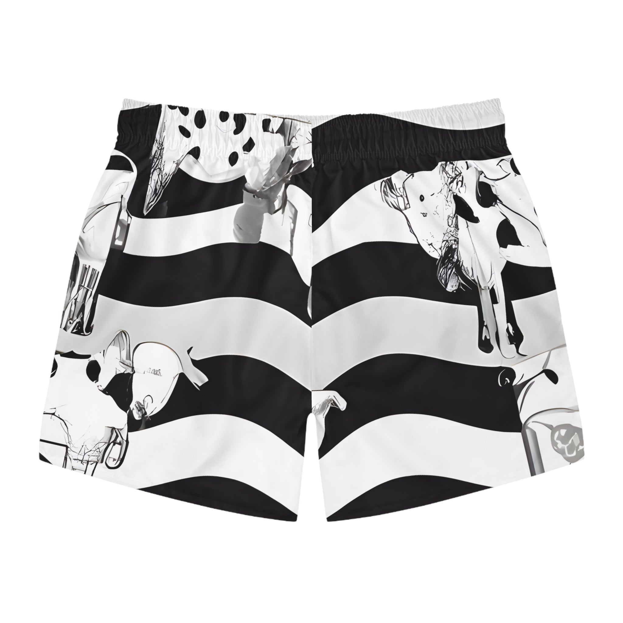 Cruellas Cattle Line Swim Trunks (AOP)
