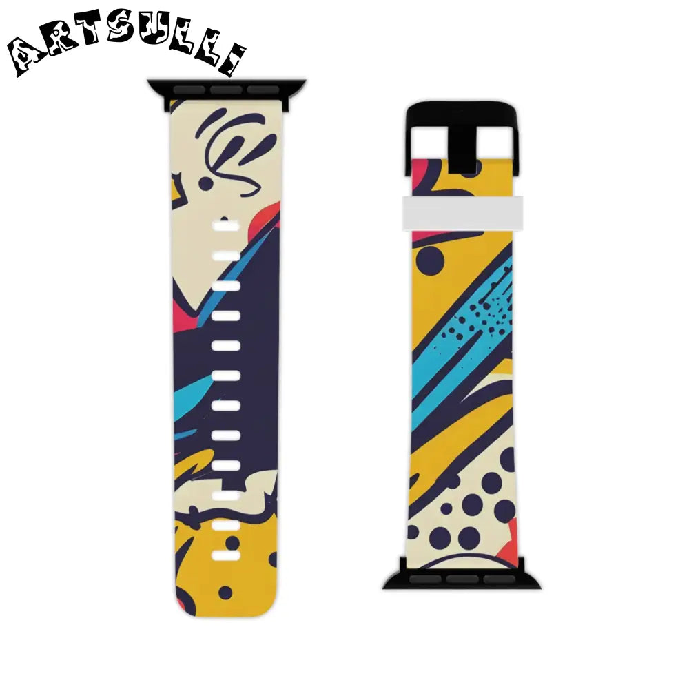 JAKKOUTTHEBXX Comic x Pop Art II Watch Band for Apple Watch
