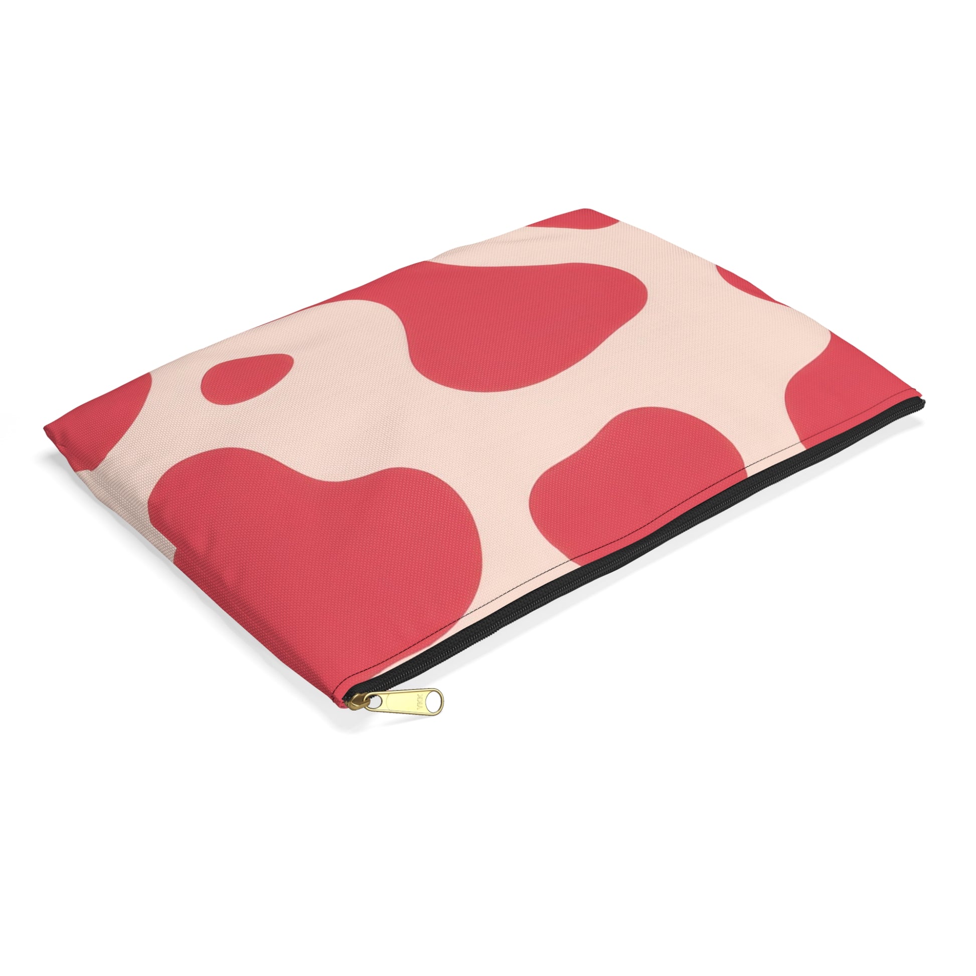Red Jungle Cow Accessory Pouch, Artsulli - Art is Long, Life is Short, Bags, , , , , , , 