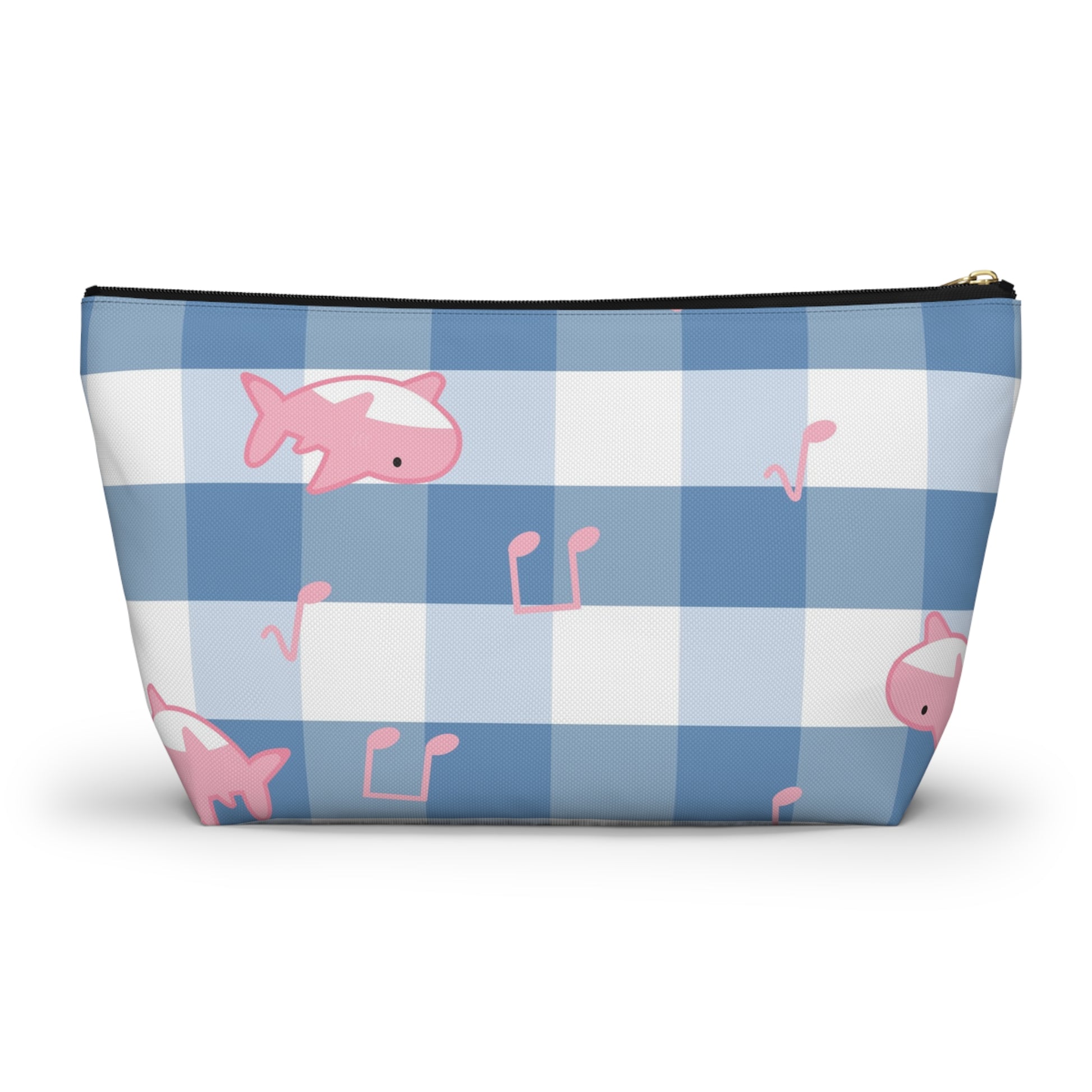 Music Shark II Accessory Pouch w T-bottom, Artsulli - Art is Long, Life is Short, Bags, , , , , , , 