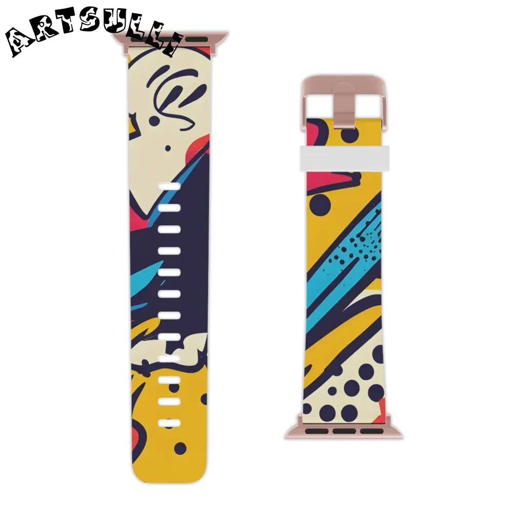 JAKKOUTTHEBXX Comic x Pop Art II Watch Band for Apple Watch