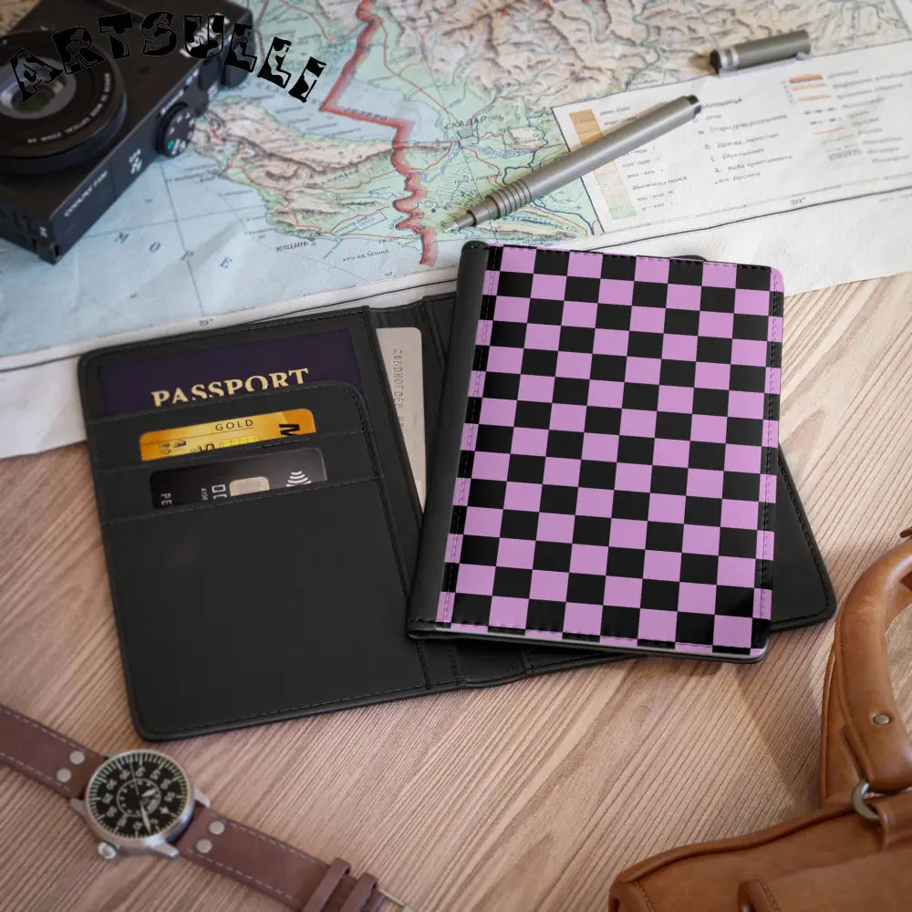 JAKKOUTTHEBXX Pixel Punk Vision Passport Cover JAKKOUTTHEBXX