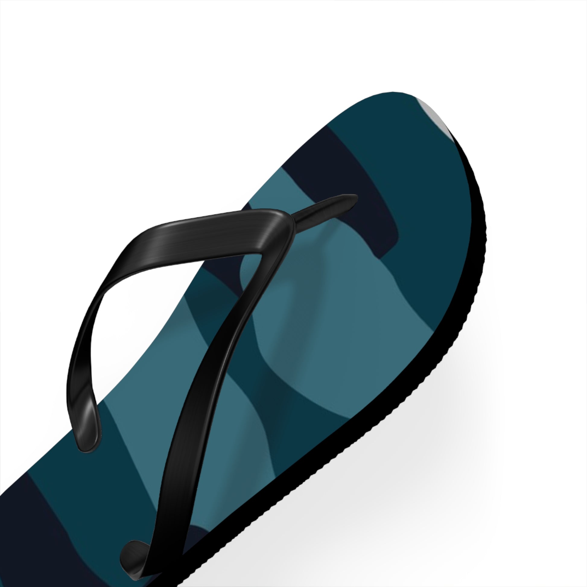 Blue Camouflage Flip Flops, Artsulli - Art is Long, Life is Short, Shoes, , , , , , , 