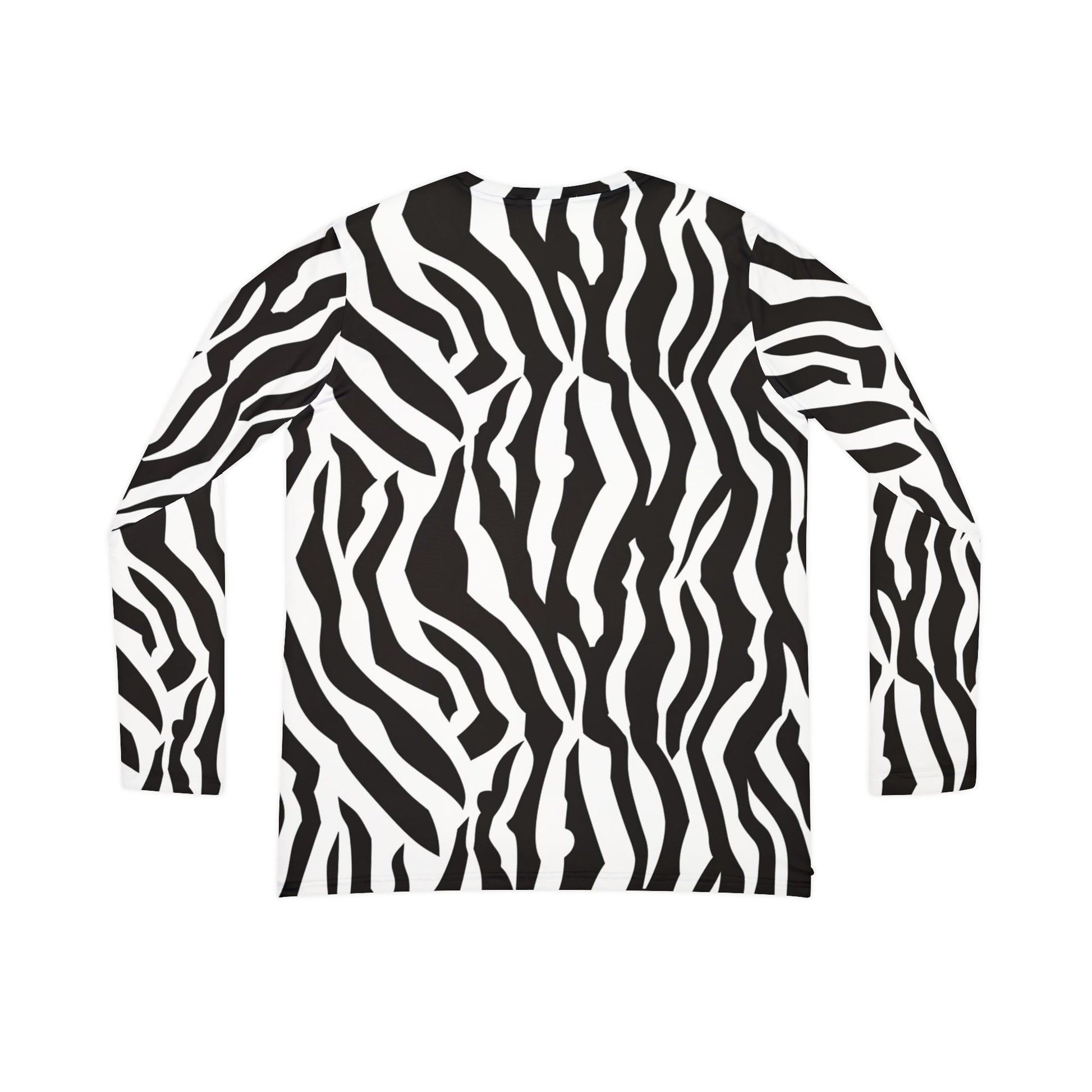 Black  White Drag Zebra Fabric Women's Long Sleeve V-neck Shirt (AOP), Artsulli - Art is Long, Life is Short, All Over Prints, , , , , , , 