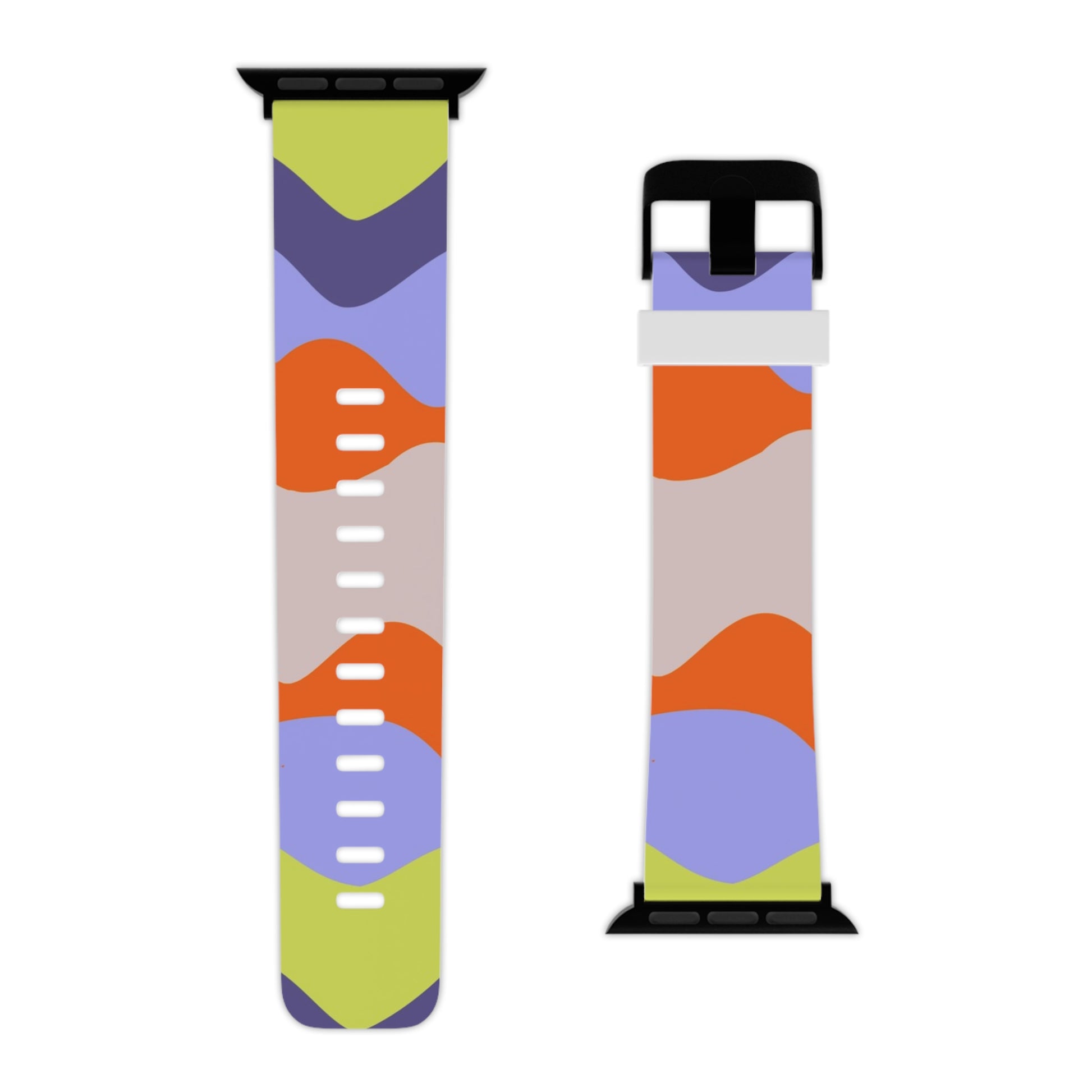 Waves Red and Blue Watch Band for Apple Watch, Artsulli - Art is Long, Life is Short, Accessories, , , , , , , 