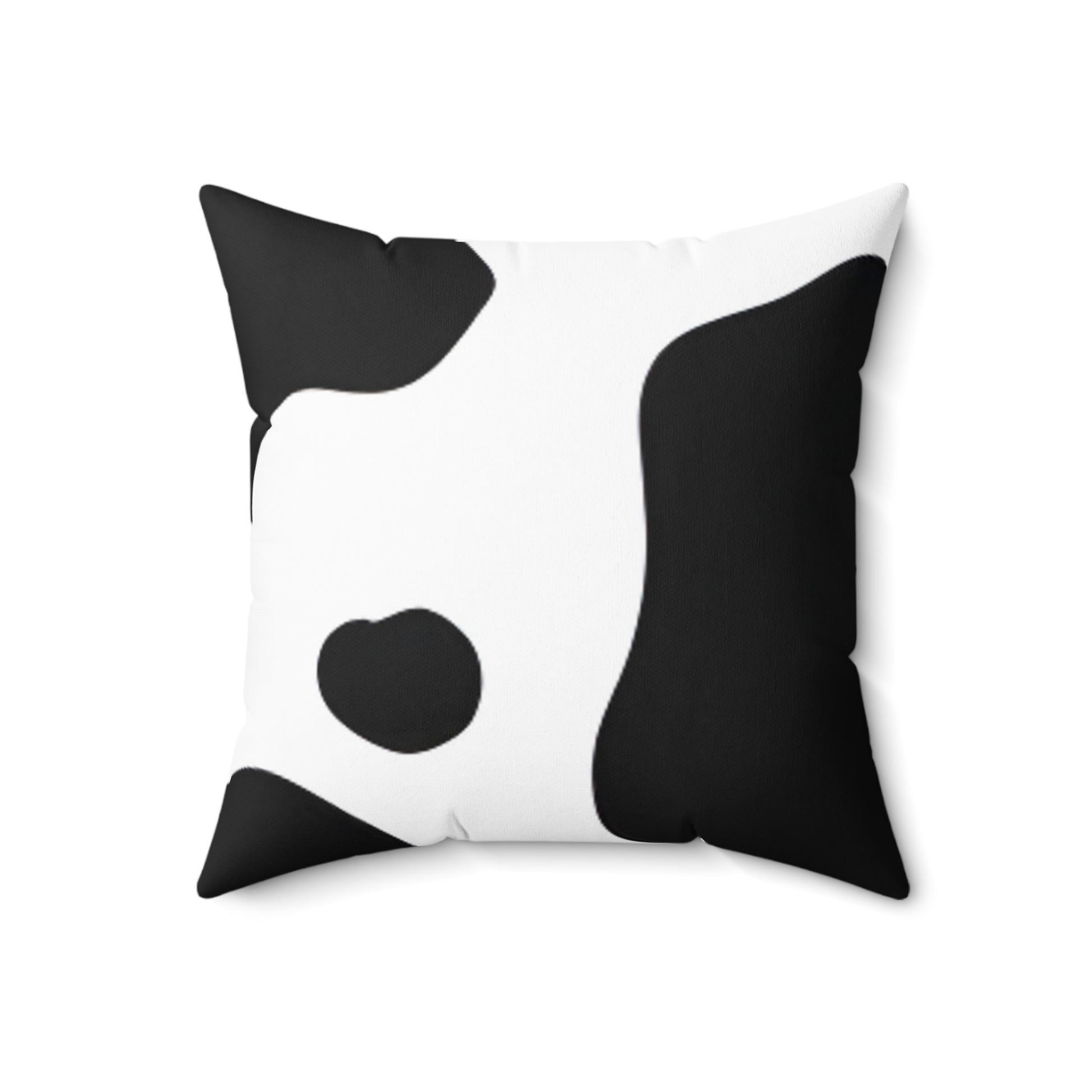 Cow Print Focus Spun Polyester Square Pillow, Artsulli - Art is Long, Life is Short, Home Decor, , , , , , , 
