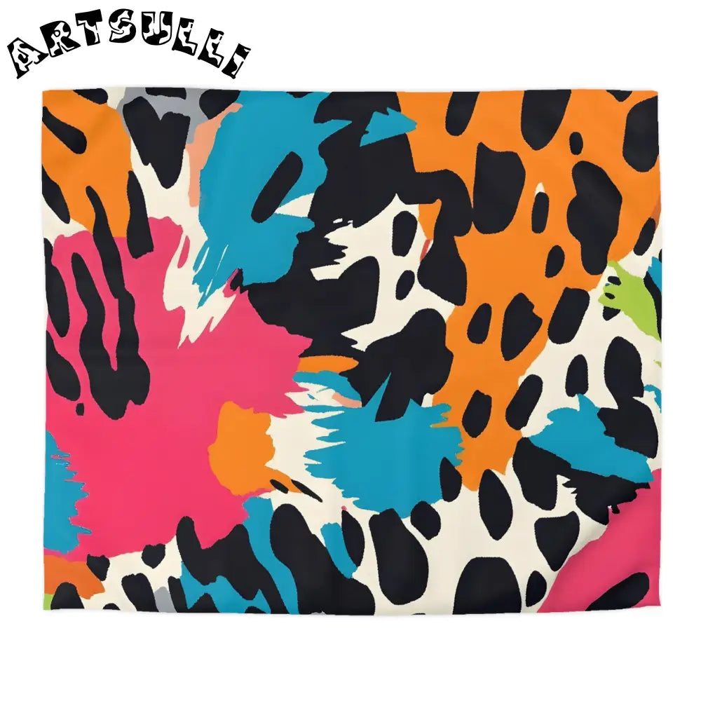 JAKKOUTTHEBXX Wild Brush Strokes x Animal Print Multi-Color