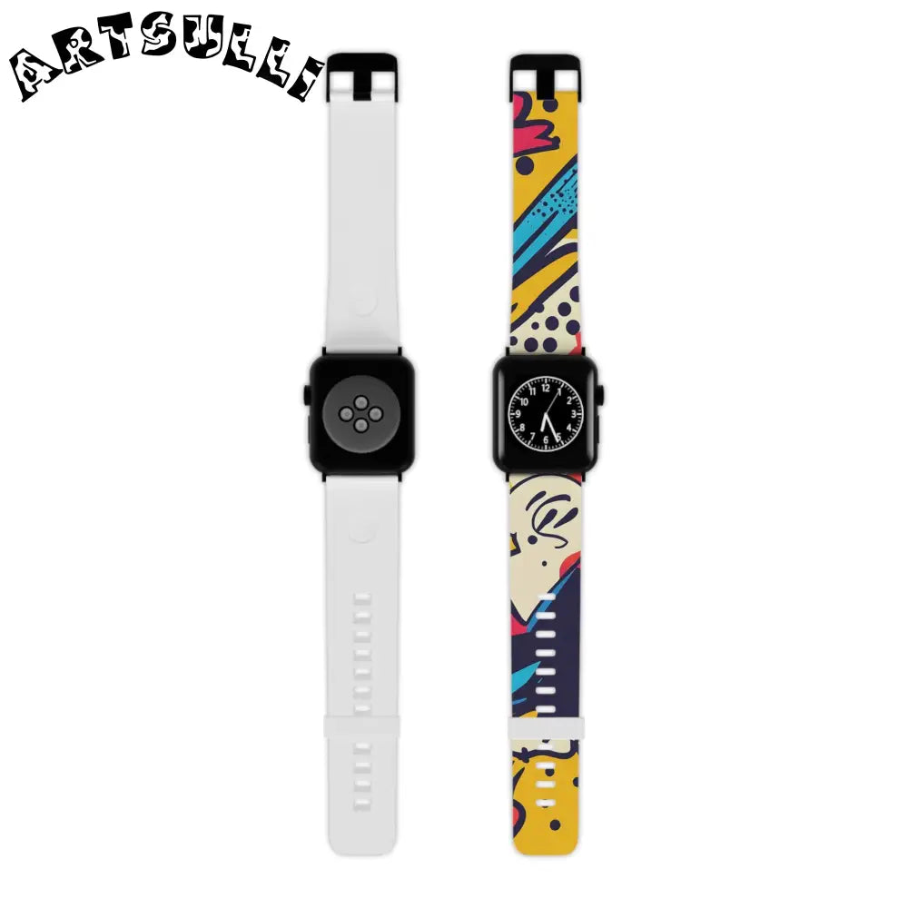 JAKKOUTTHEBXX Comic x Pop Art II Watch Band for Apple Watch