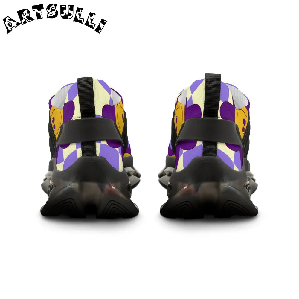 JAKKOUTTHEBXX Trippy Flower Power Motifs Men’s Mesh Sneakers