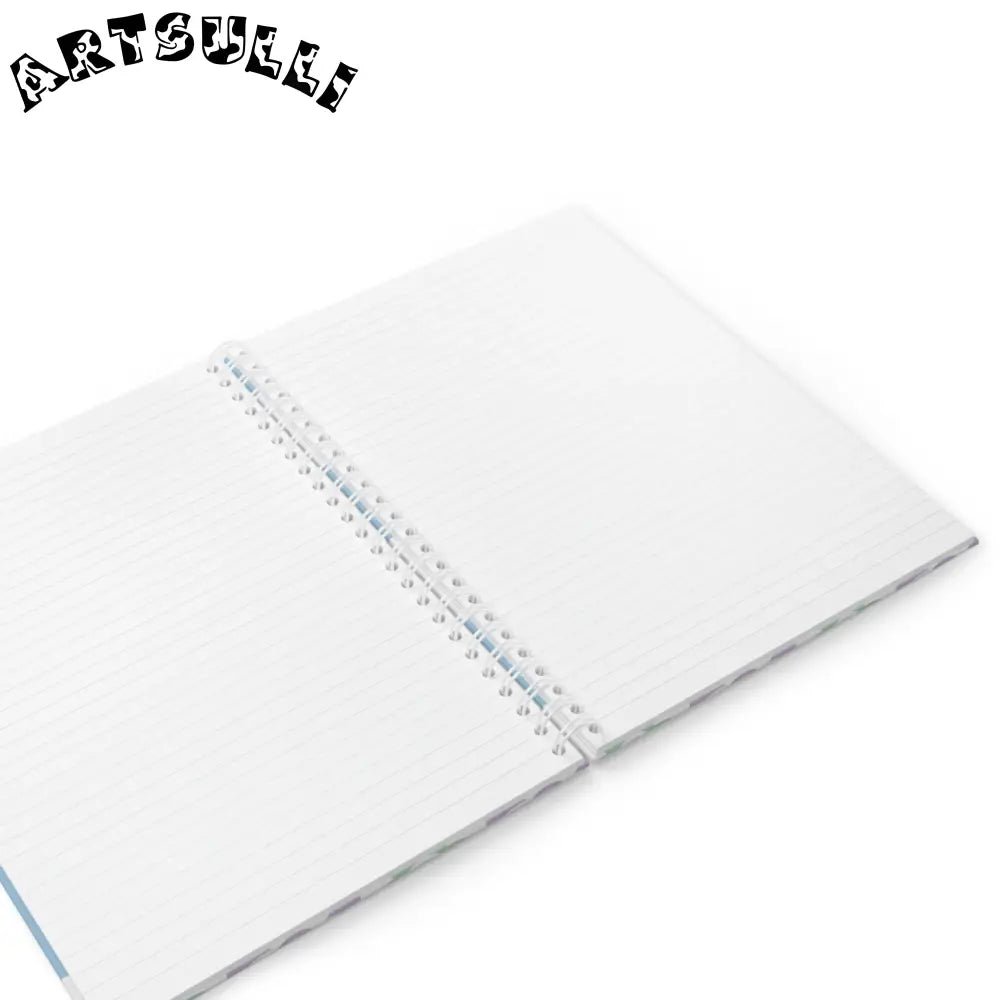 JAKKOUTTHEBXX Smiley Flower Checkered Wide-Ruled Spiral Notebook 2025
