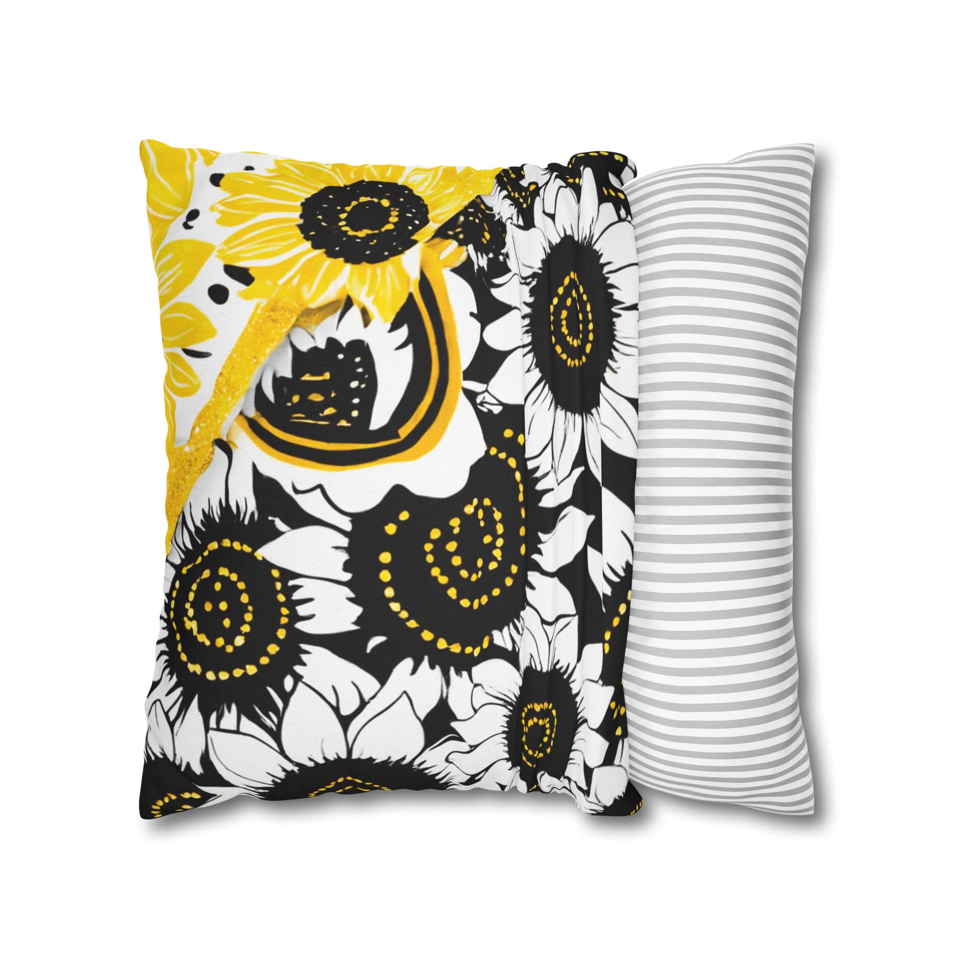 Spun Polyester Square Pillowcase, Artsulli - Art is Long, Life is Short, Home Decor, , , , , , , 