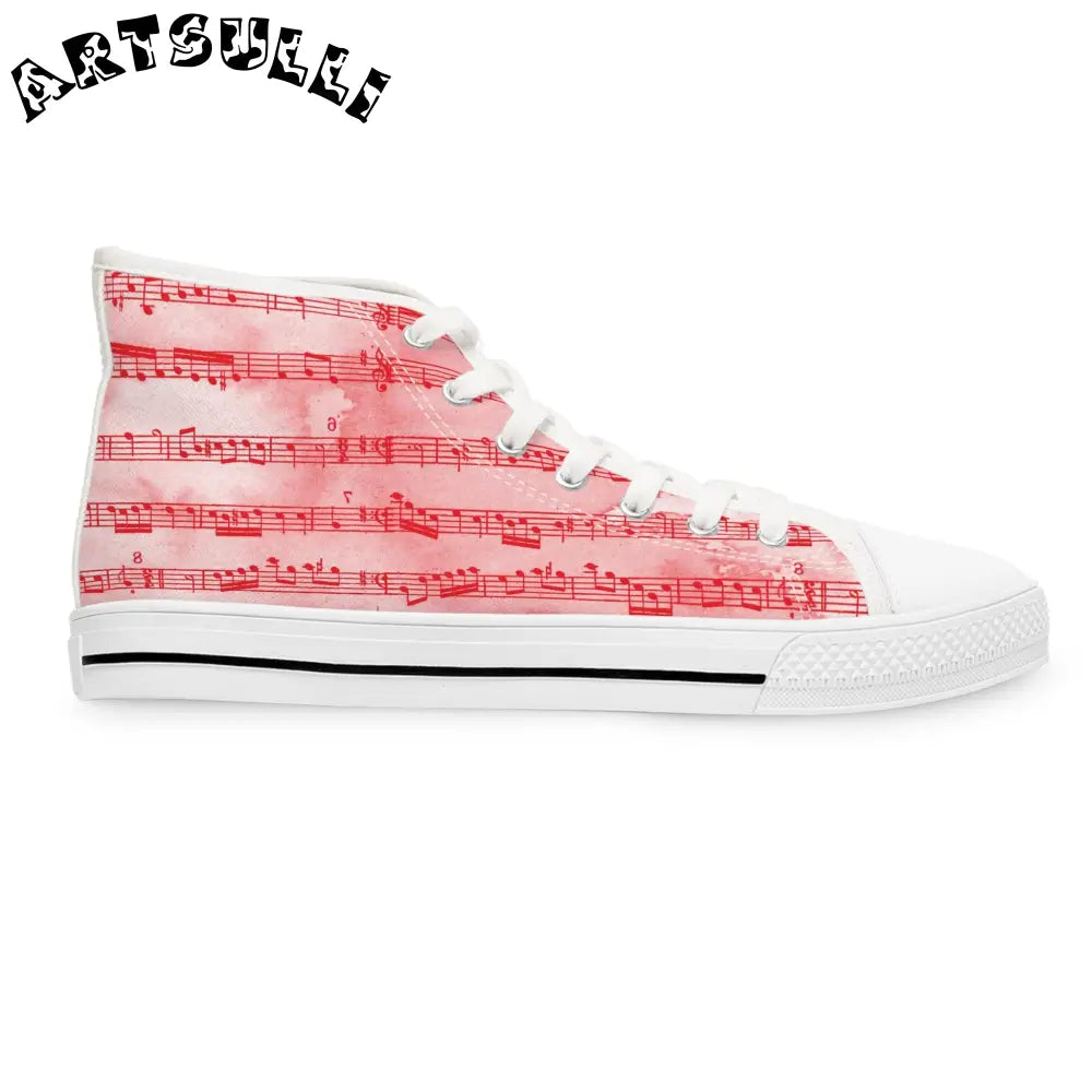 JAKKOUTTHEBXX Prime Illustration Printed Music Note Sneakers with Deodorant Memory Foam 2025